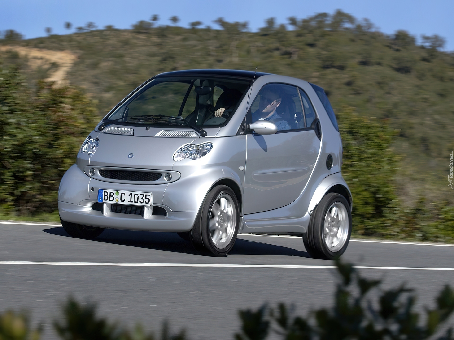 Srebrny, Smart Fortwo