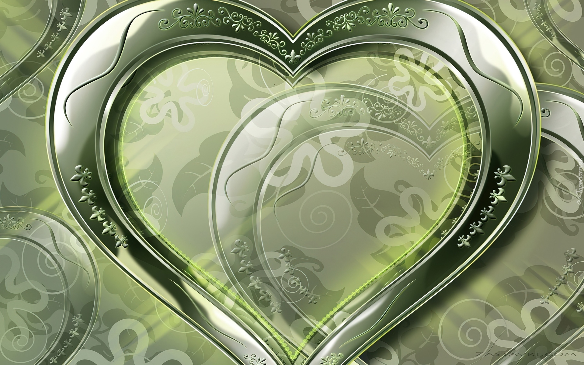Zielone, Duże, Serce