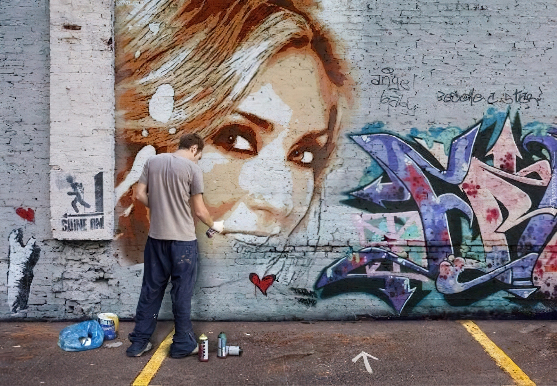 Anahi, Kobieta, RBD, Graffiti