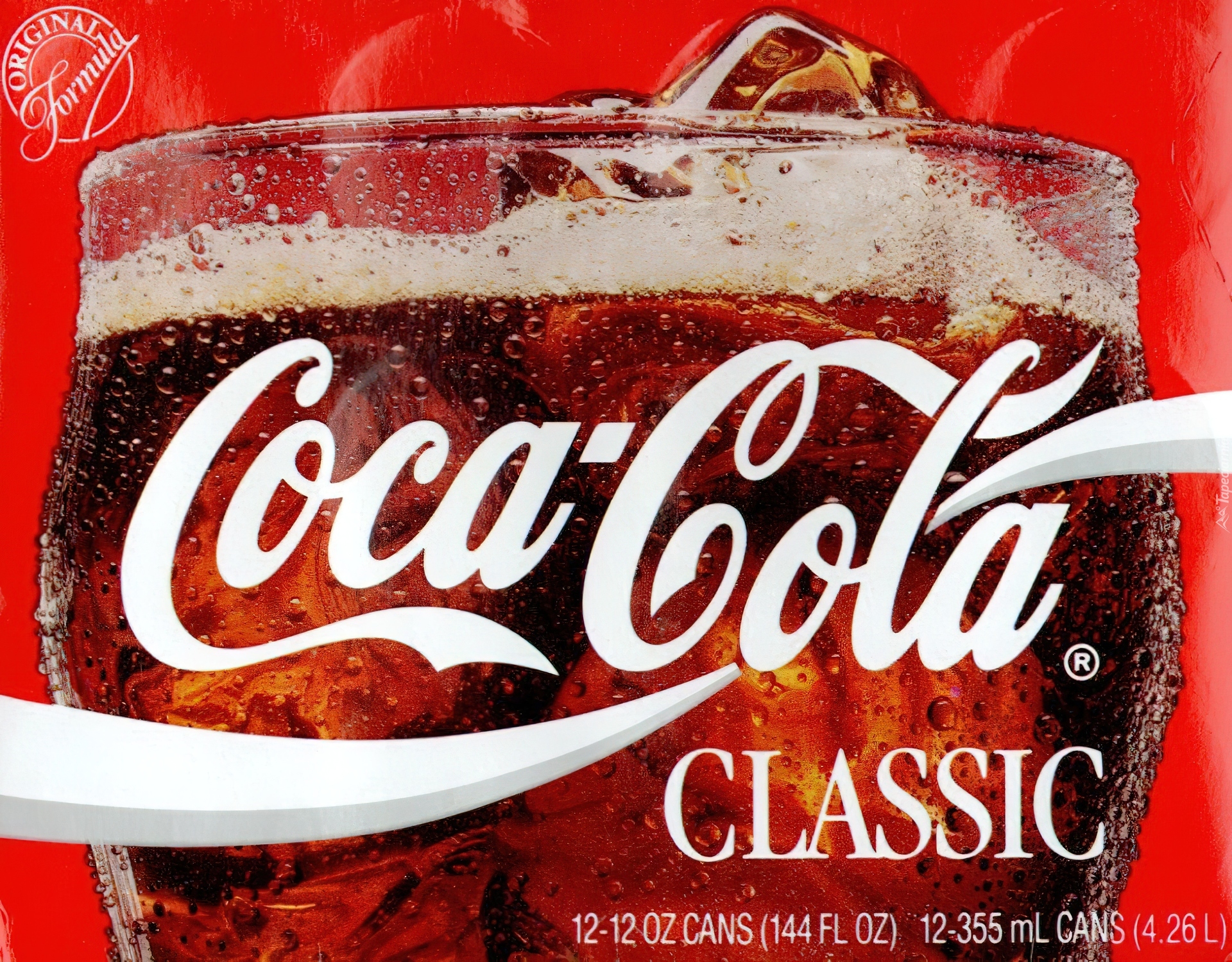 Szklanka, Logo, Coca-Coli