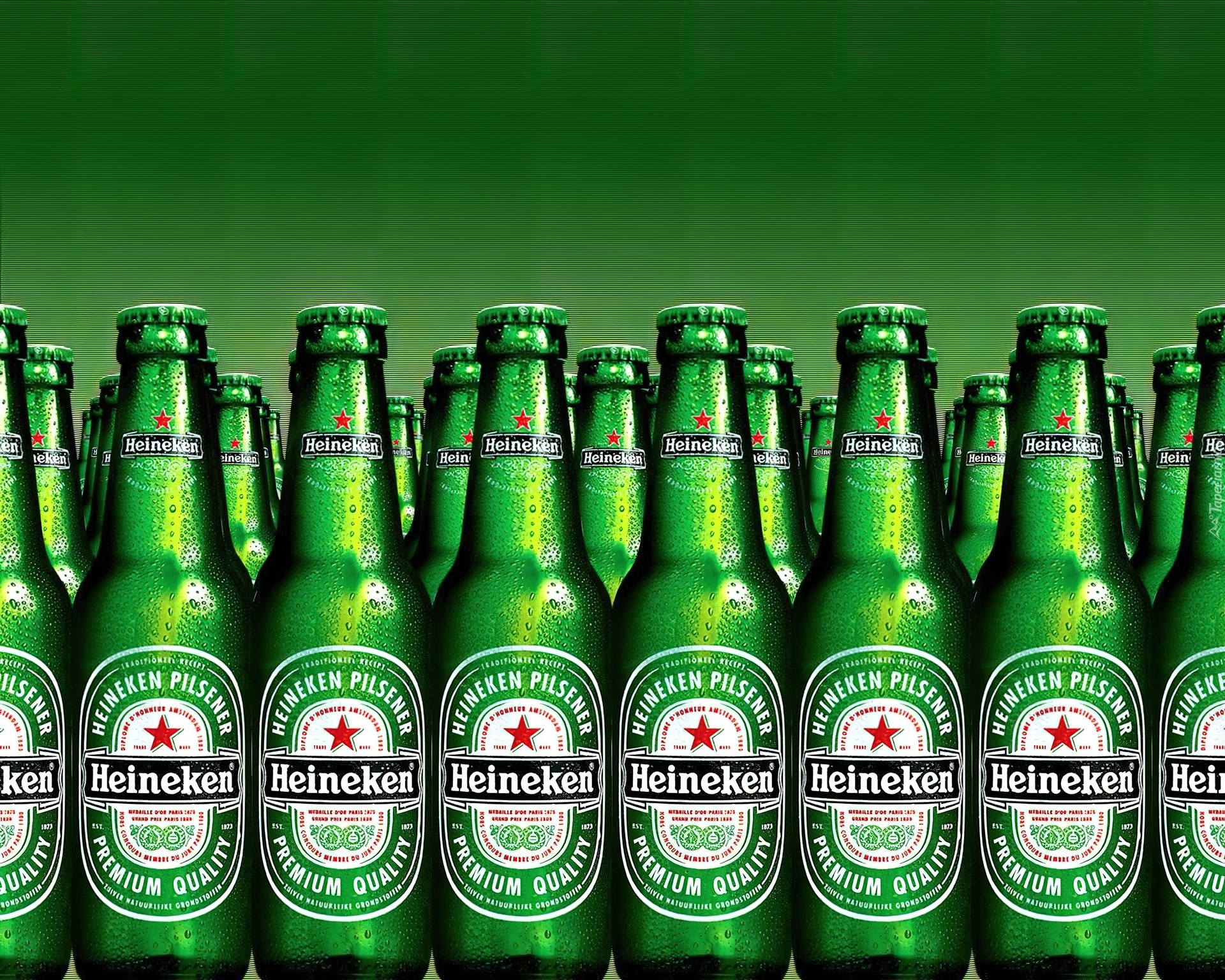 Heineken, Rzędy, Butelek