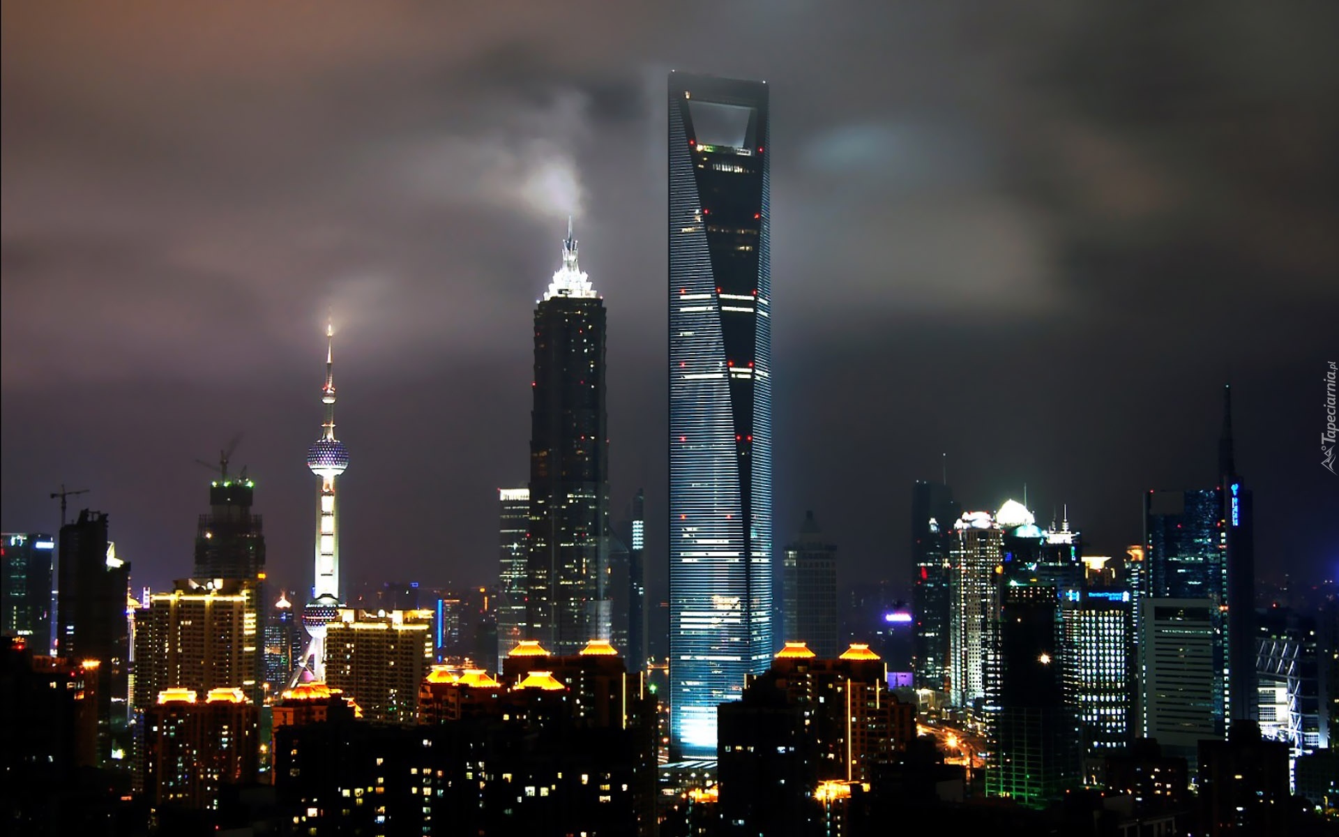 Chiny, Shanghai, World, Financial, Center