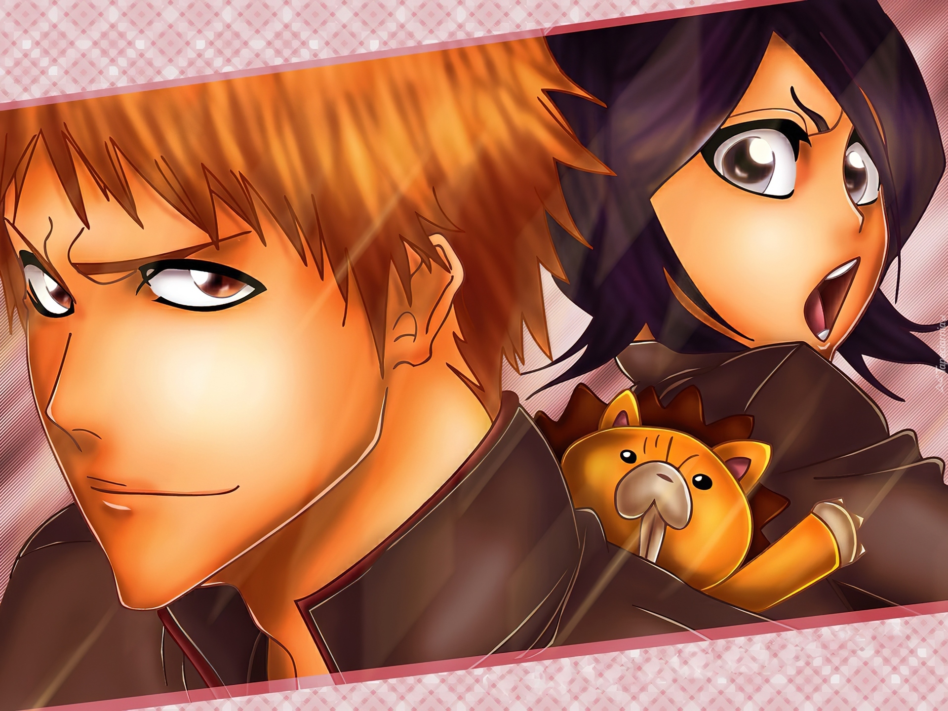 Ichigo, Kon, Rukia