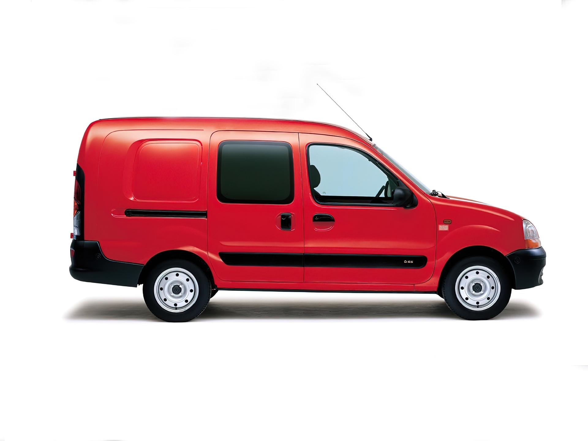 Czerwone Renault Kangoo