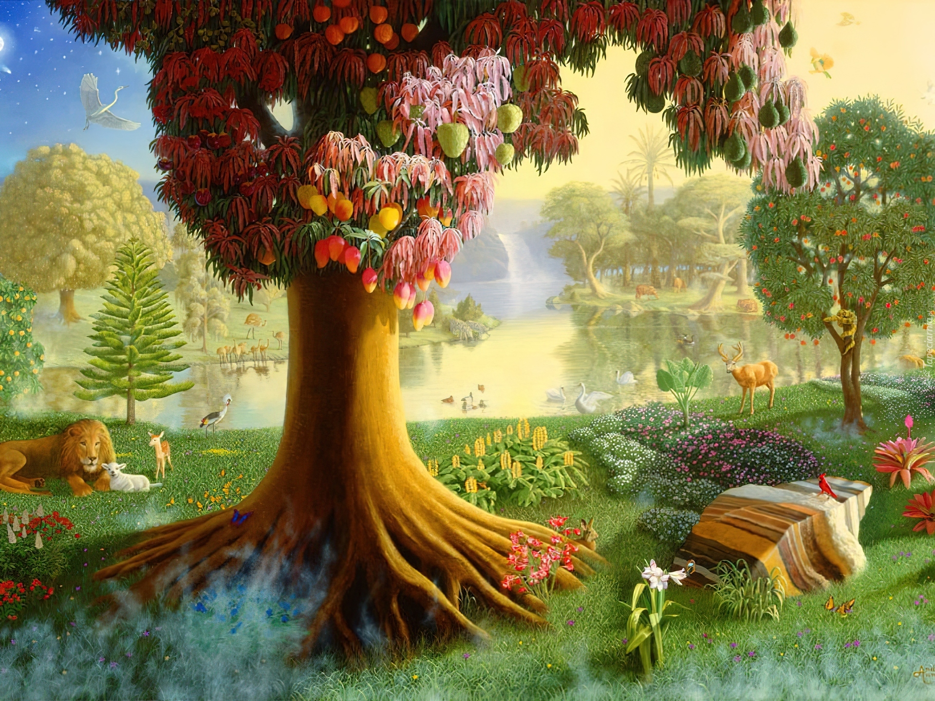 Eden, Raj, Zwierzęta