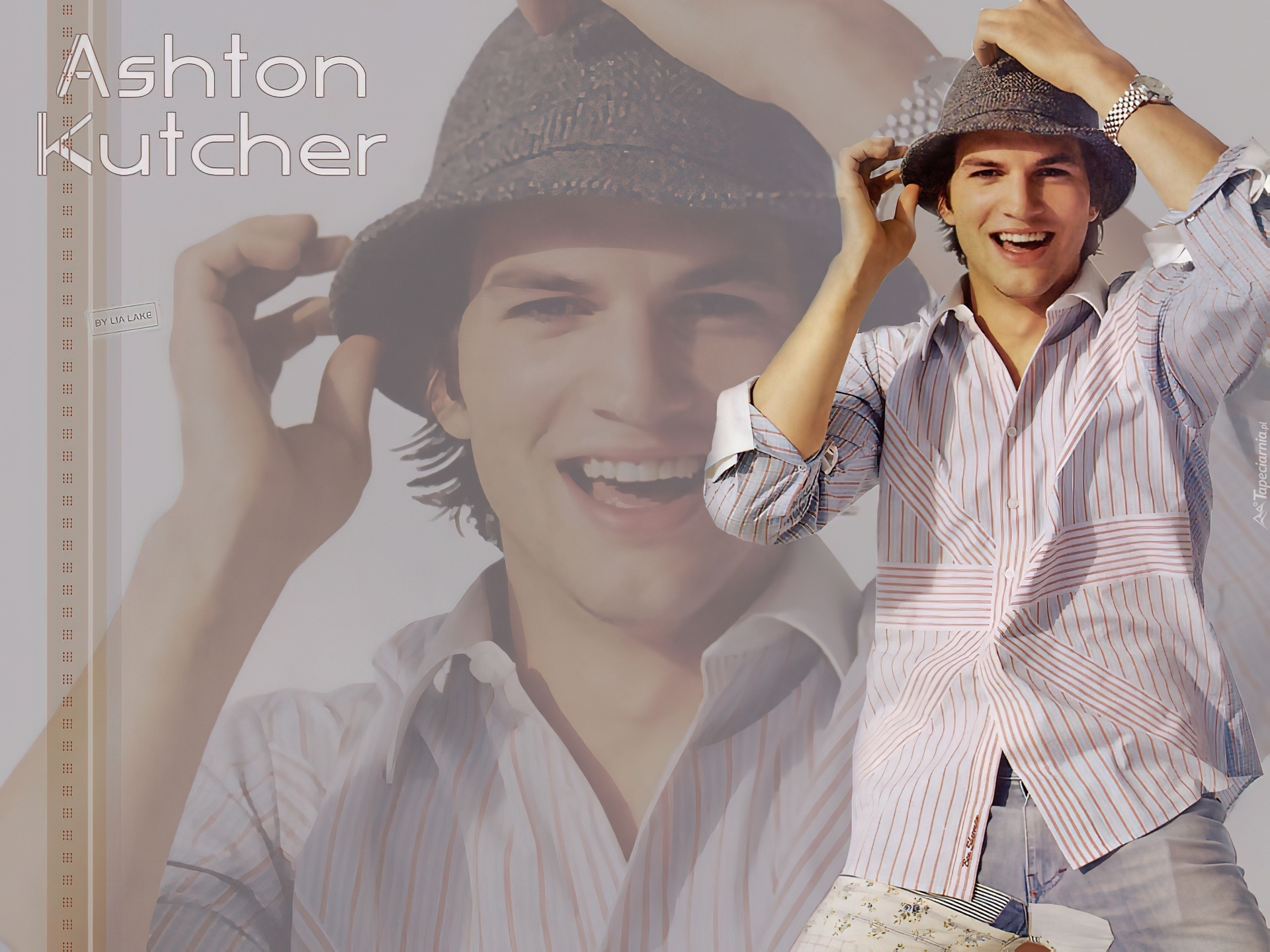 Ashton Kutcher, Koszula, Kapelusz