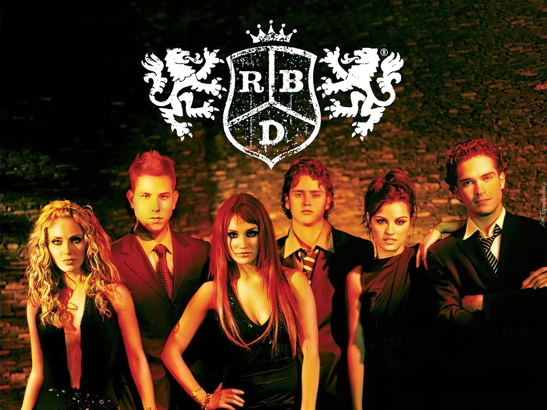 Anahi Portilla, Ucker, Christpher Uckermann, Poncho, Alfonso Herrera, Maite Perroni, Dulce Maria