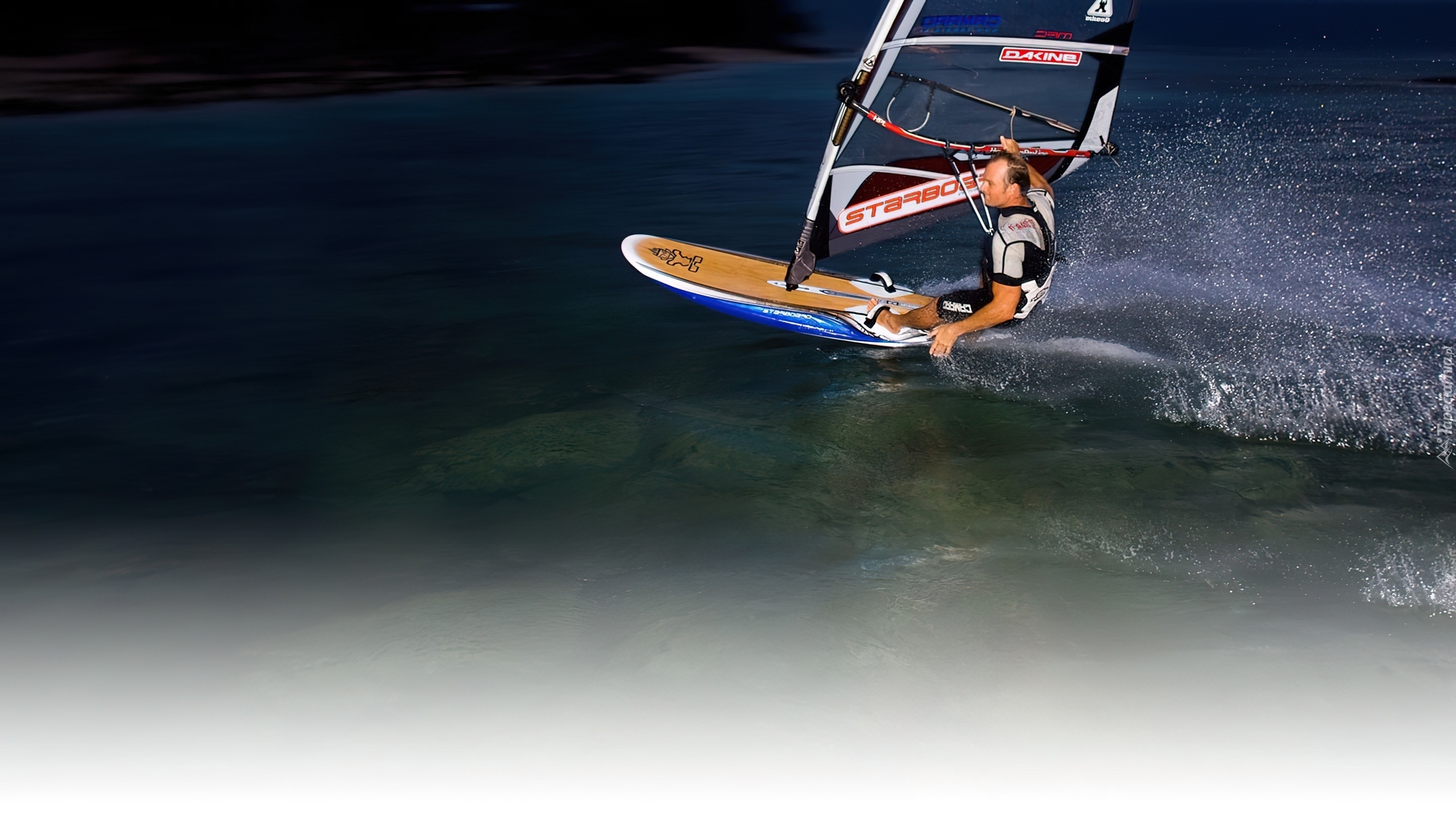 Deska, Windsurfing, Starboard, Ocean