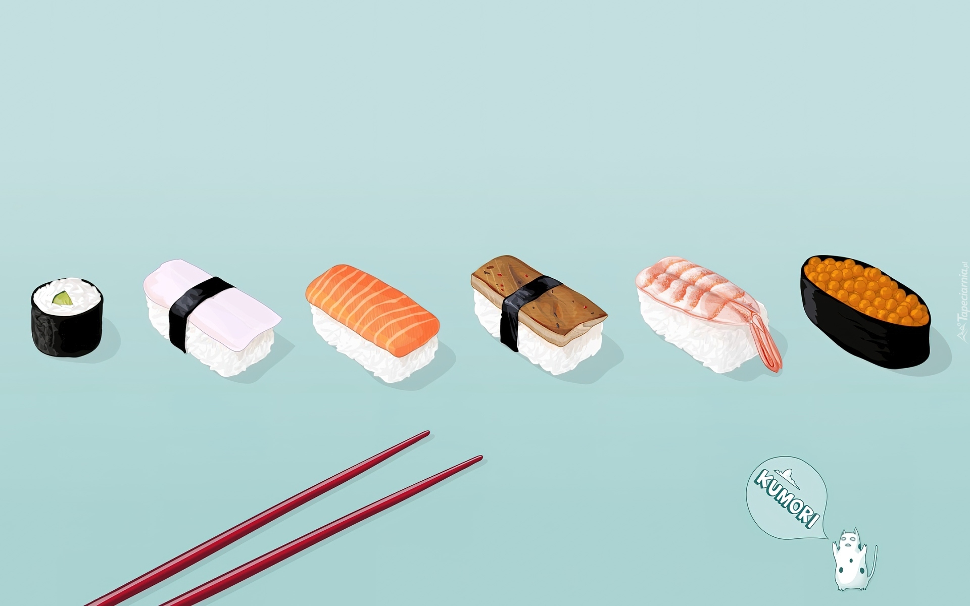 Pałeczki, Sushi