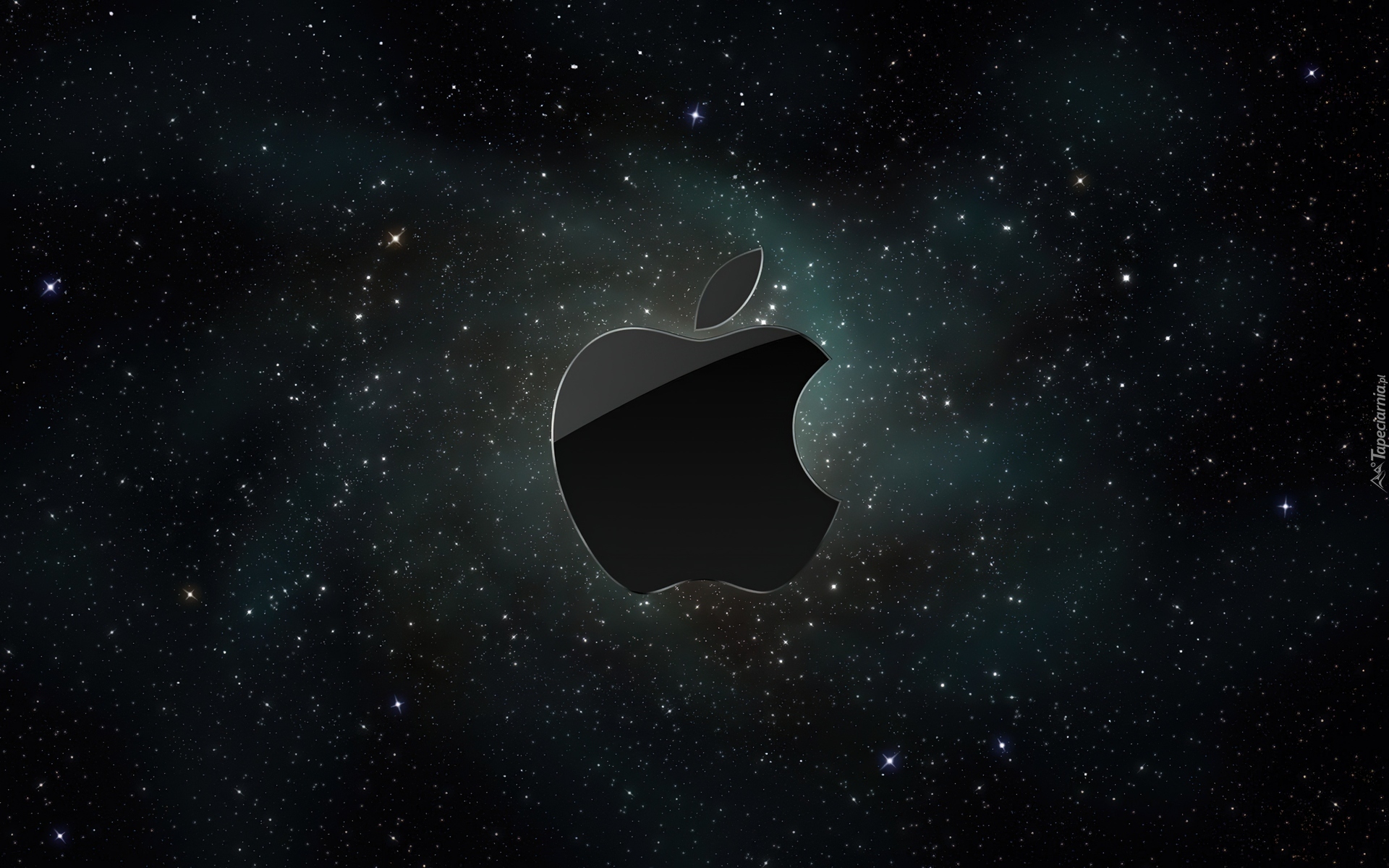 Logo, Apple, Kosmos, Gwiazdy