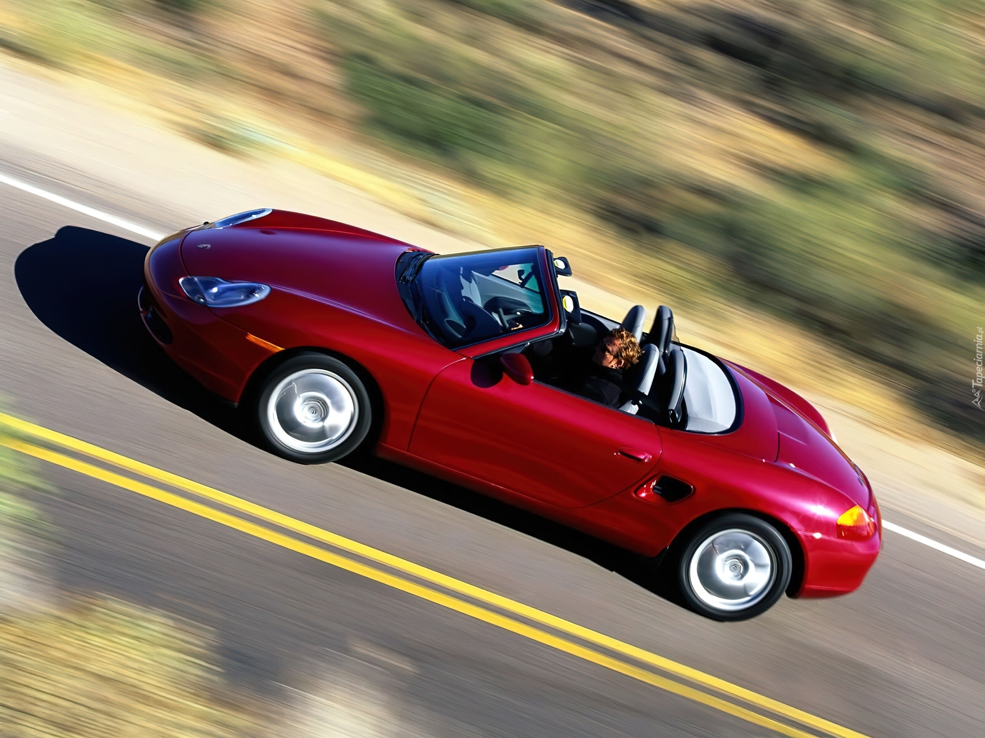 Bordowe Porsche, Cabrio