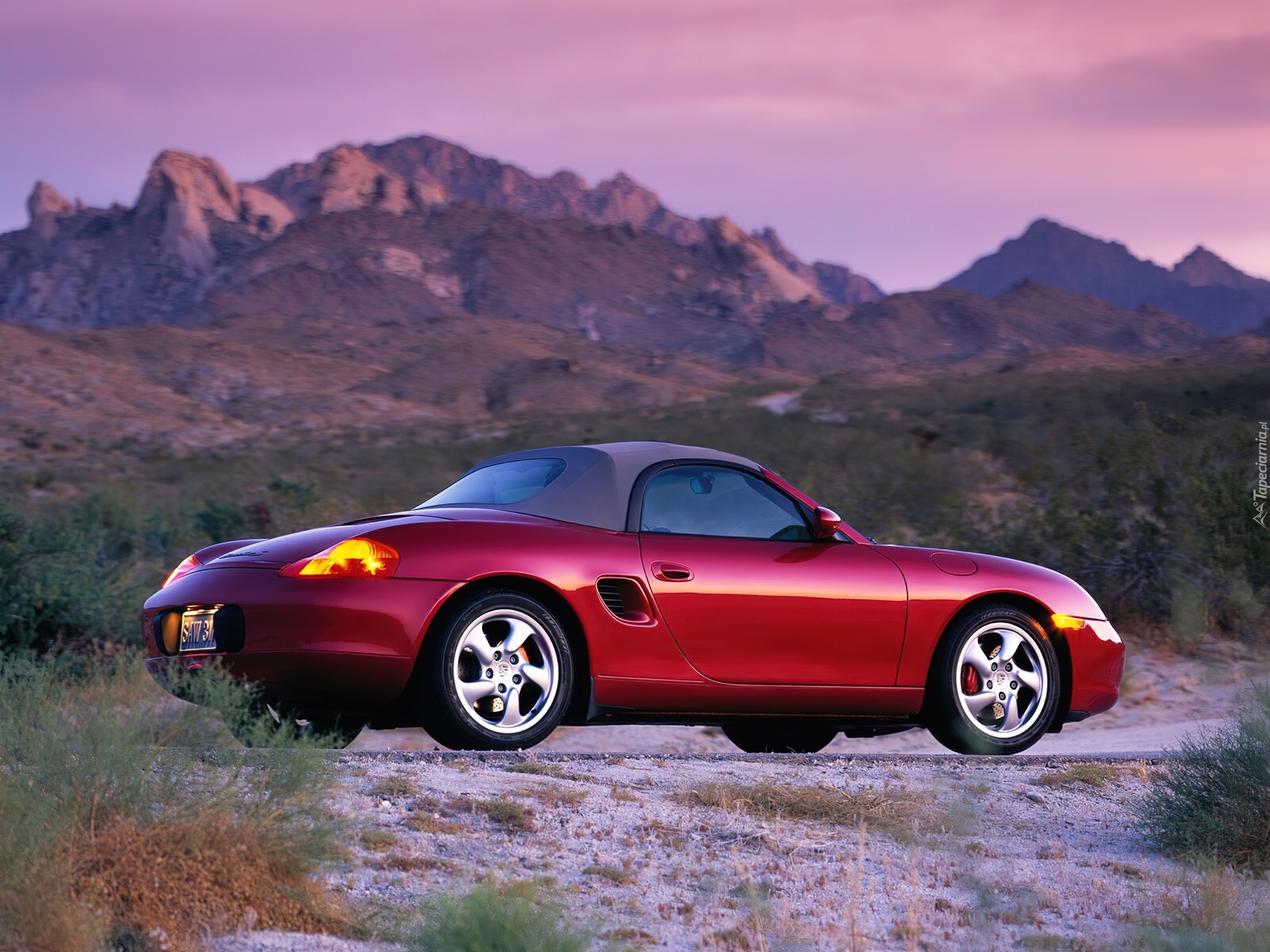 Bordowy, Porsche Boxster