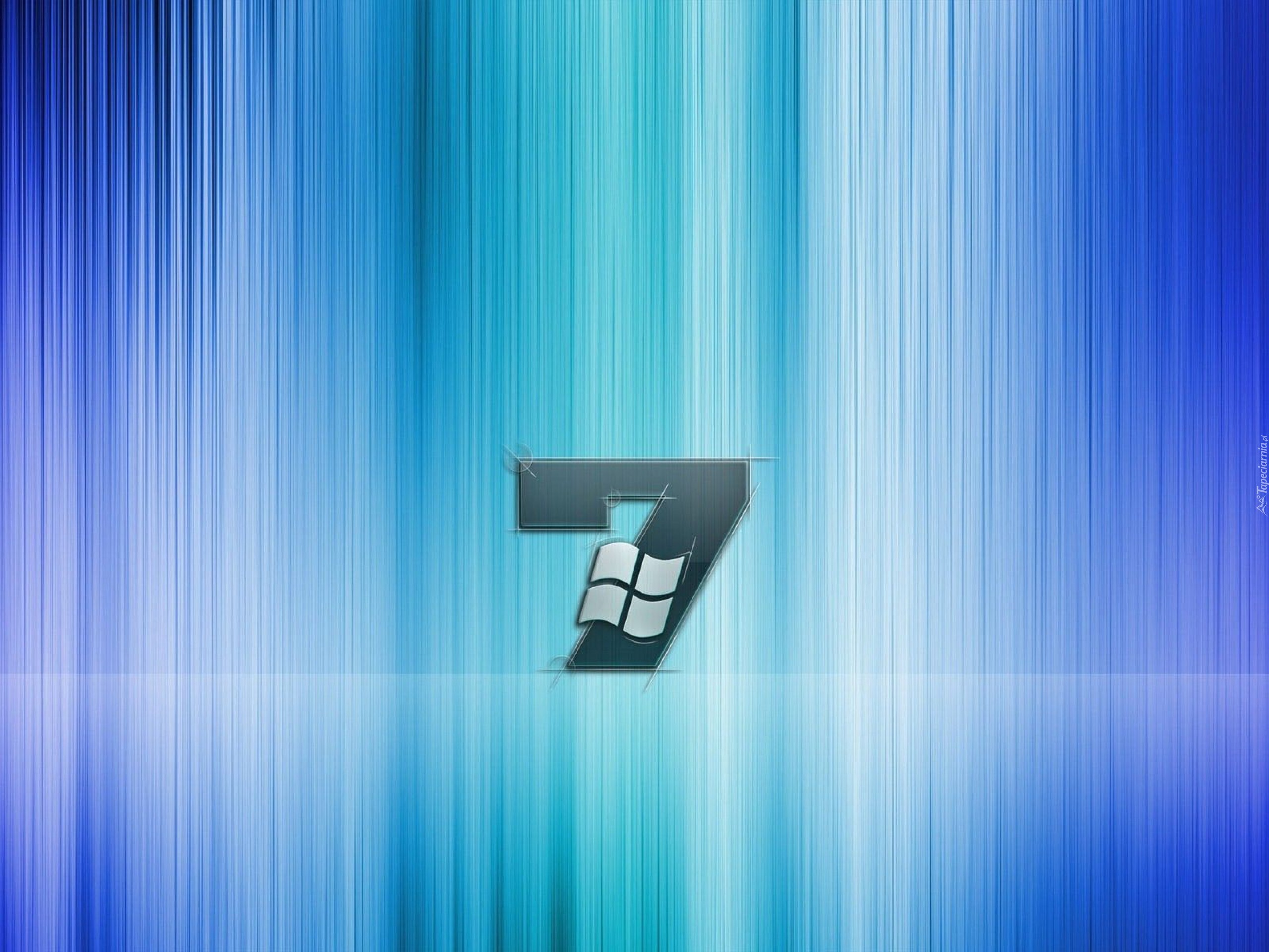 Windows 7, Niebieskie, Paski