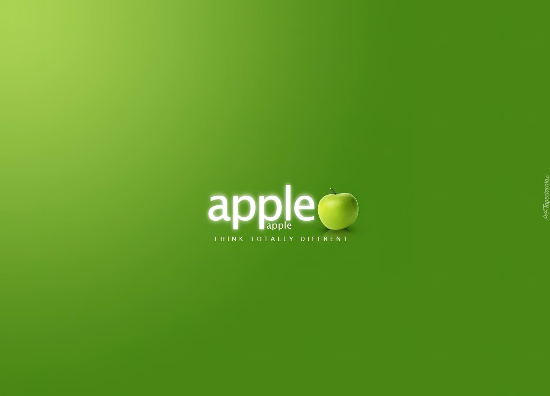 Zielone, Tło, Apple