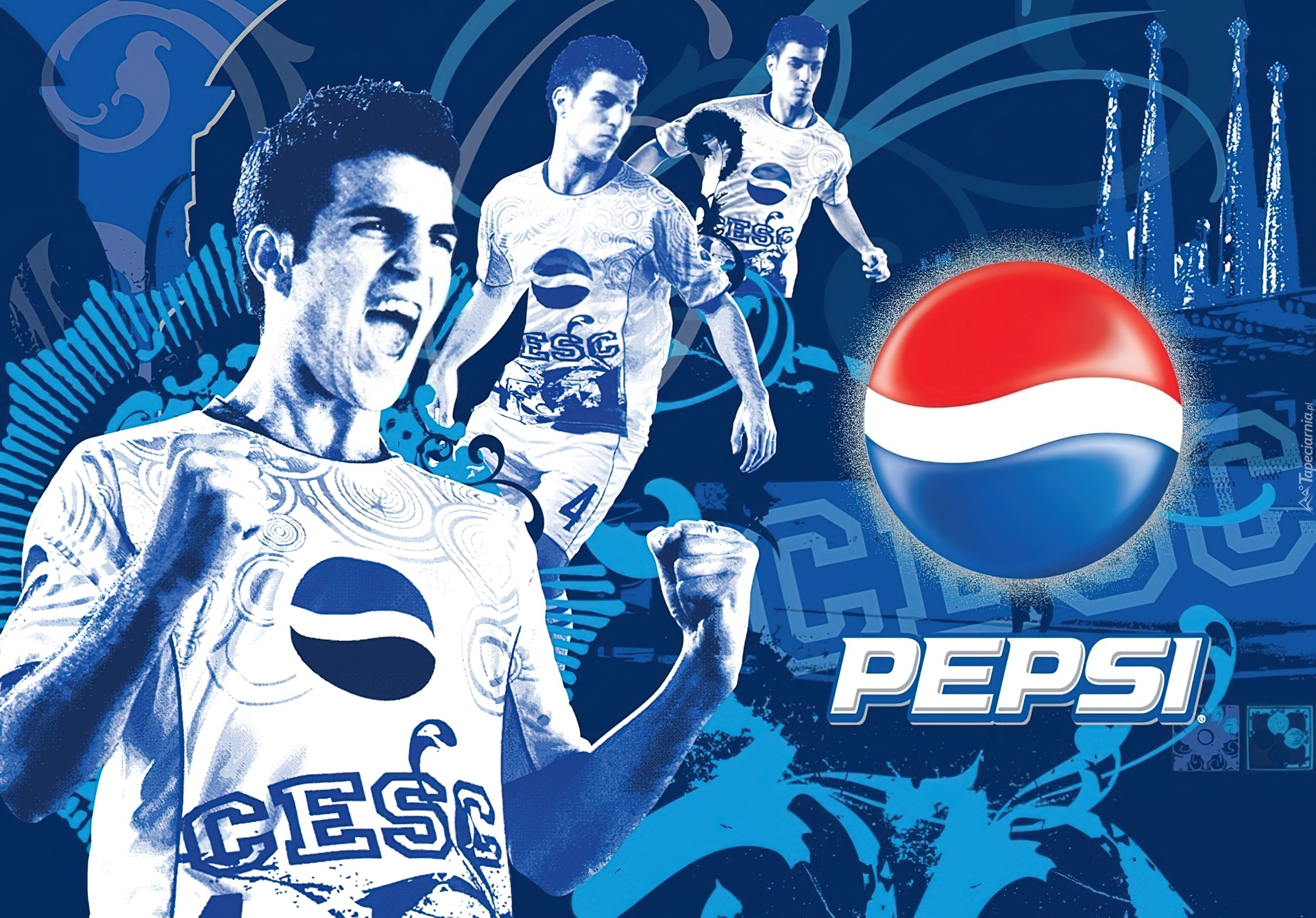 Logo, Pepsi, Piłkarze