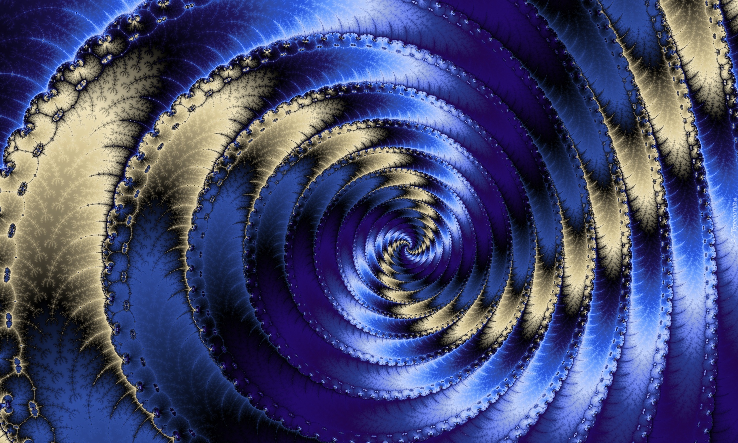 Niebiesko, Szare, Spirale