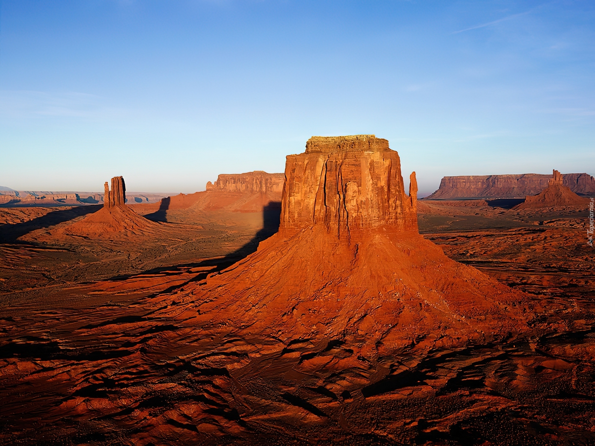 Stany Zjednoczone, Stan Utah, Wyżyna Kolorado, Rezerwat Indian Navaho, Dolina Skał, Monument Valley, Skały
