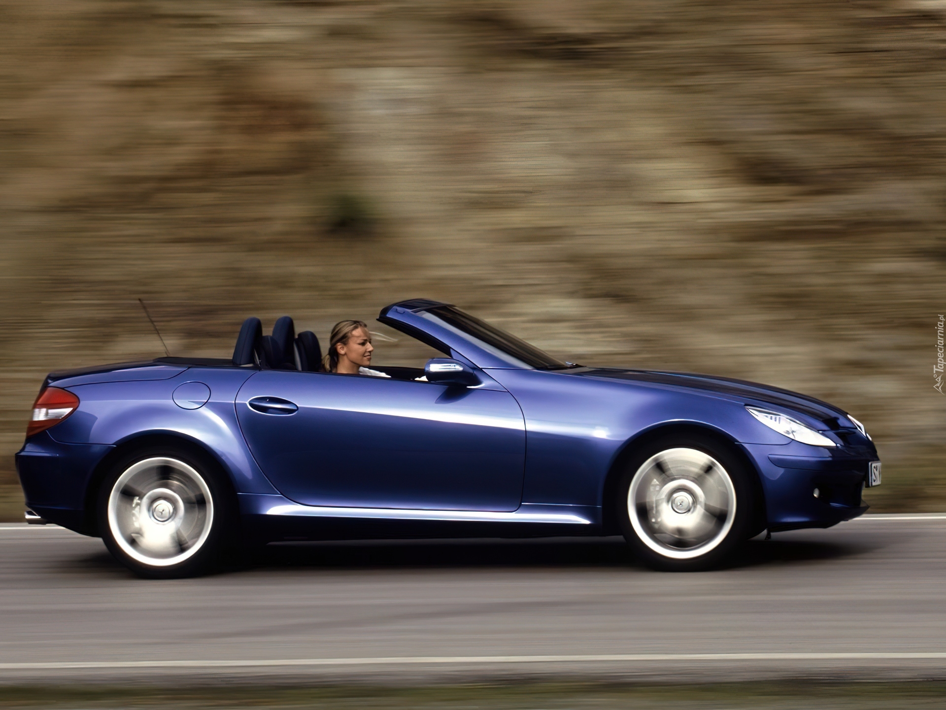 Granatowy, Mercedes SLK