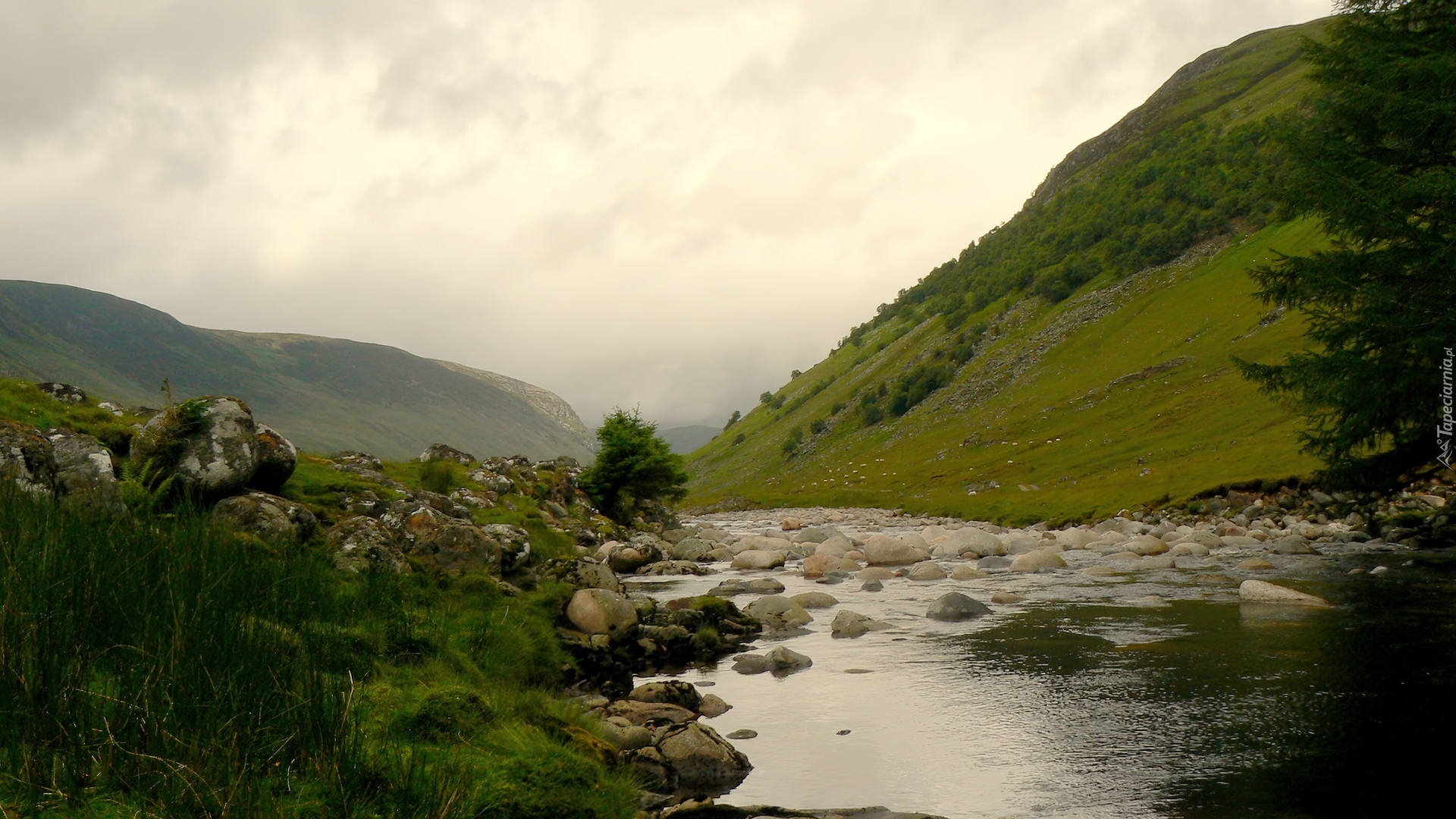 Szkocja, Rzeka, Góry