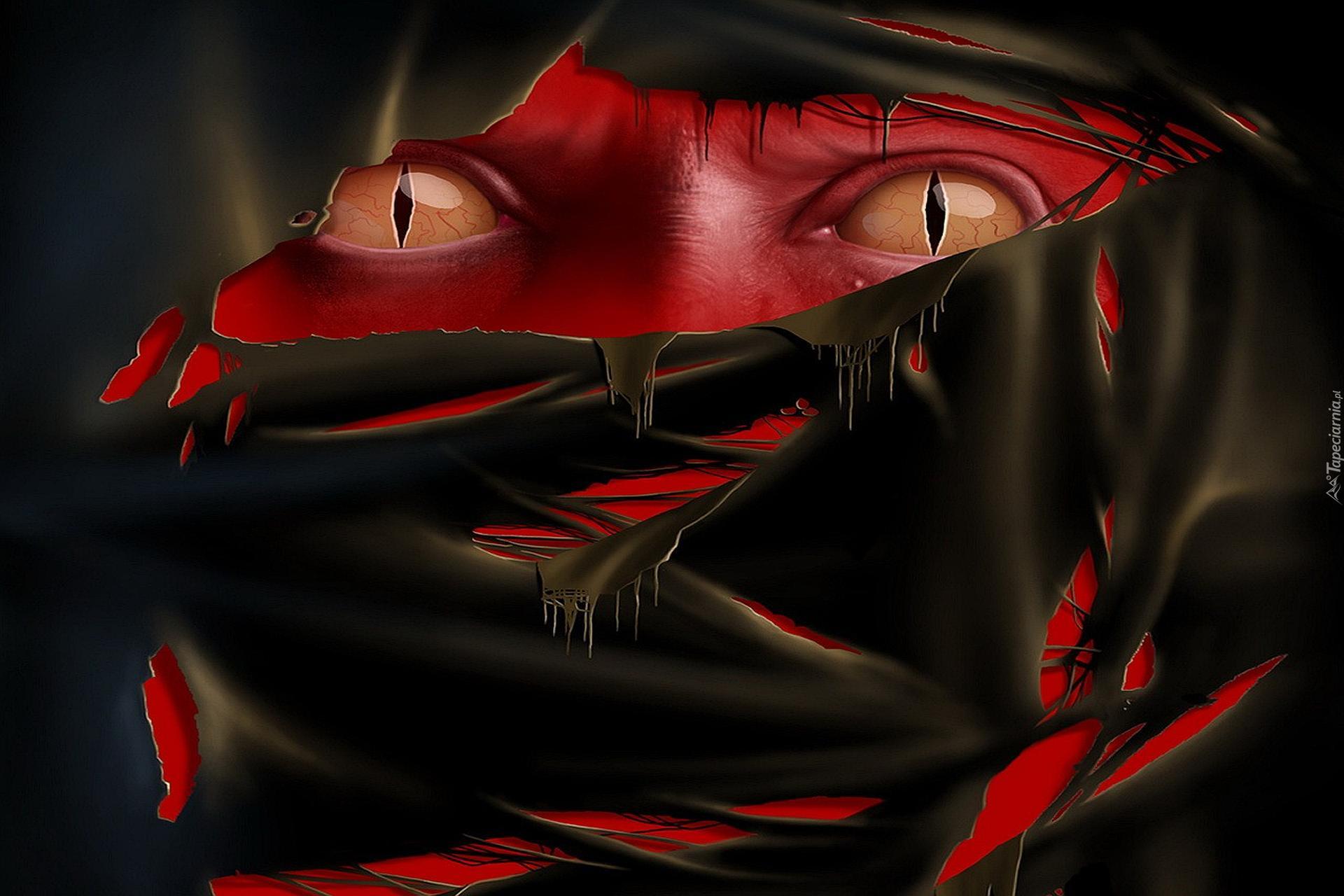 Demon, Czerwona, Twarz