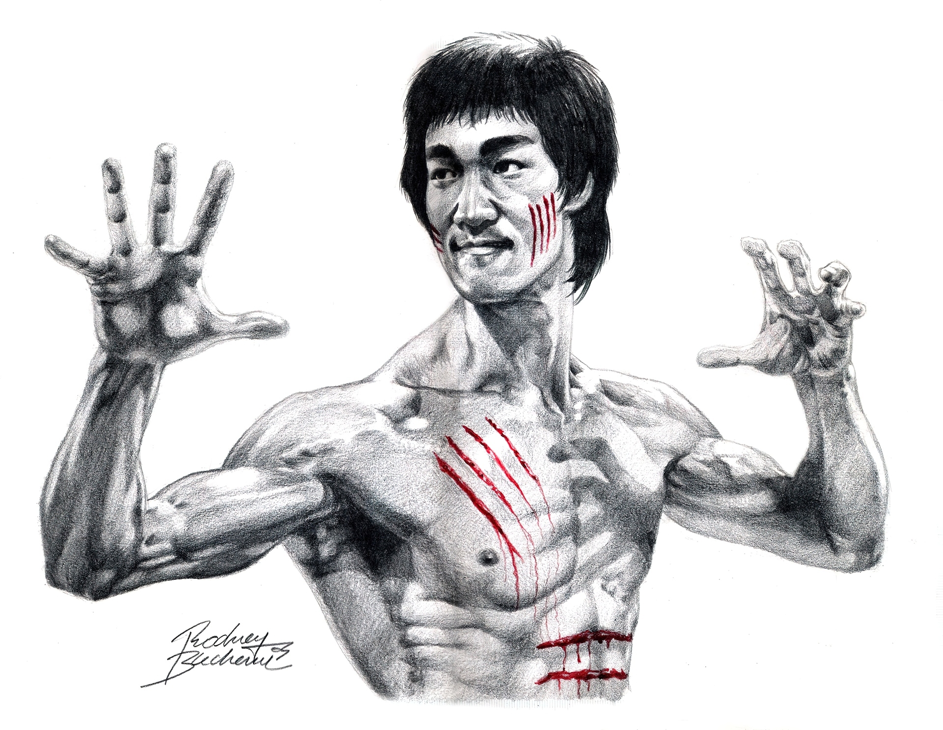 Bruce, Lee, Rysunek