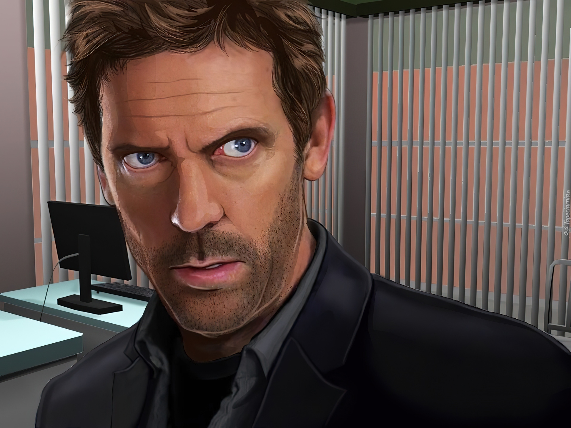 Dr House, Hugh Laurie, Grafika