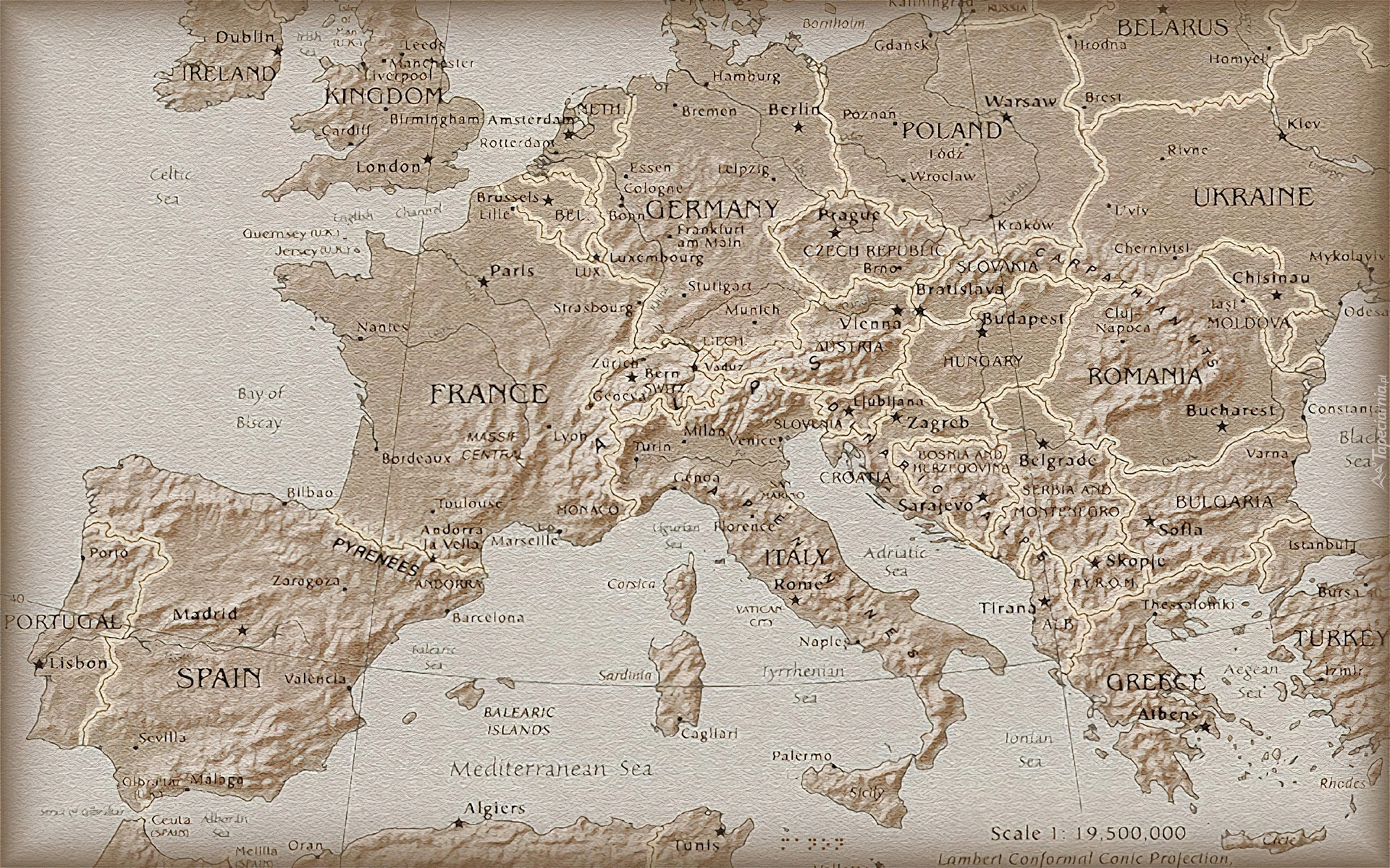Mapa, Europy