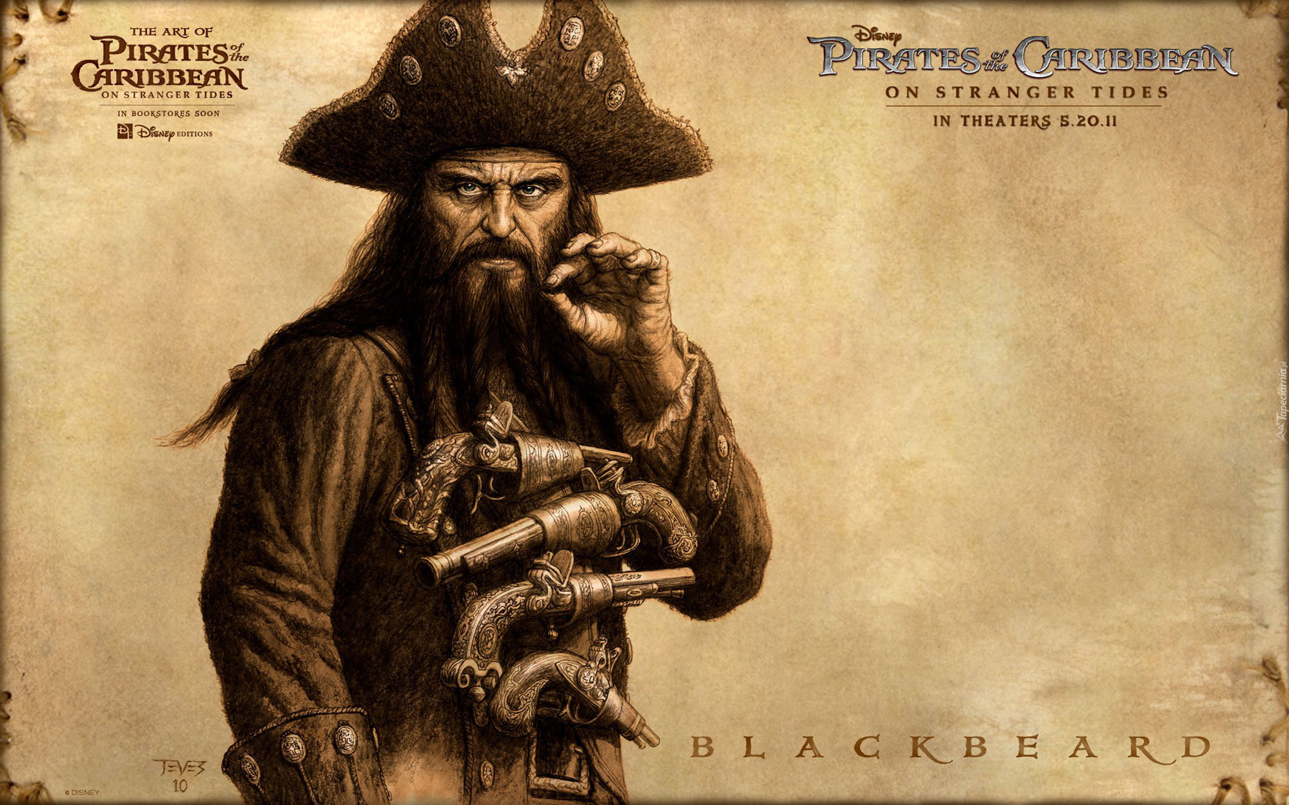 Черная борода Пираты карибского моря бесплатно