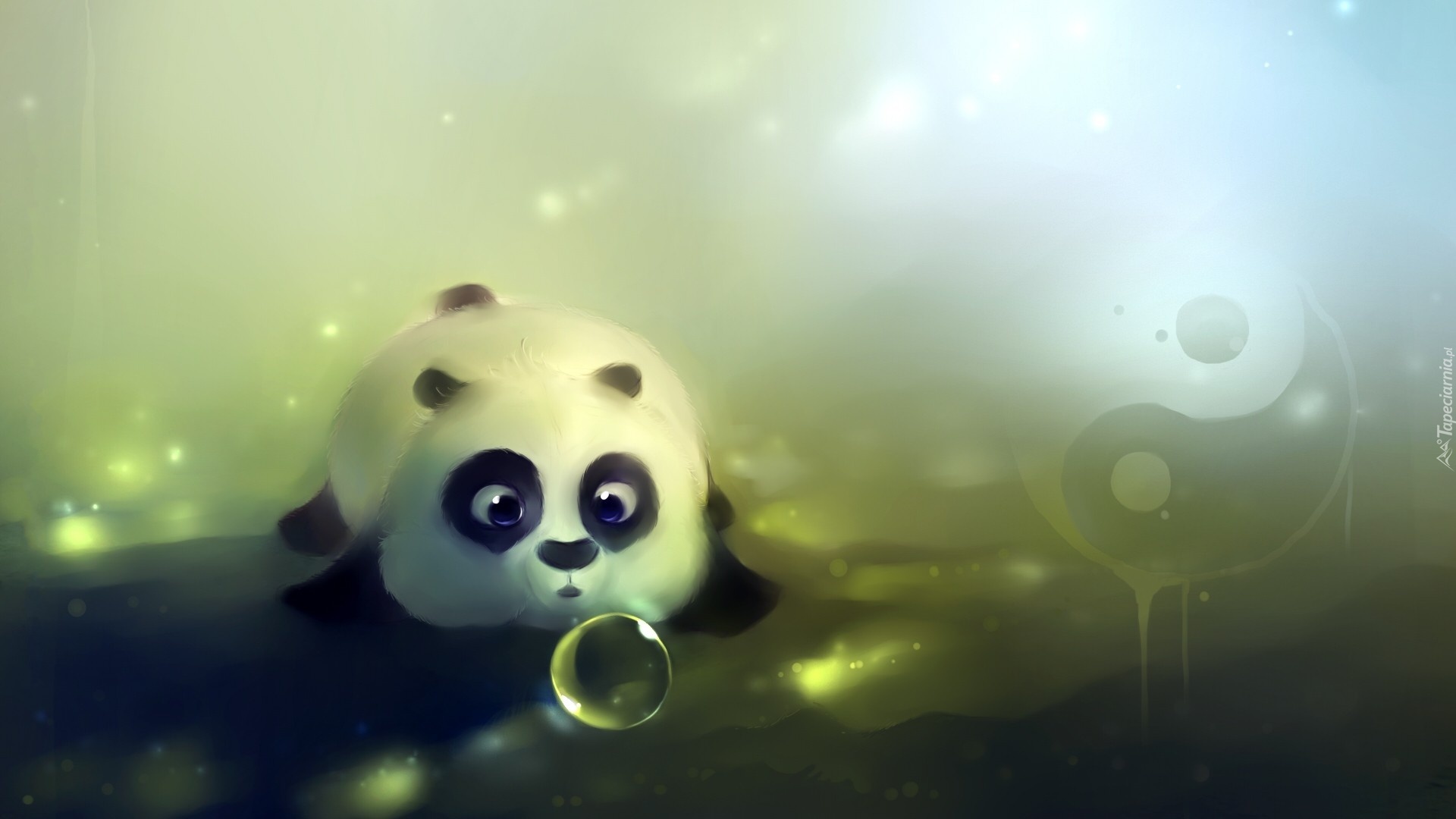 Panda, Bańka, Grafika 3D