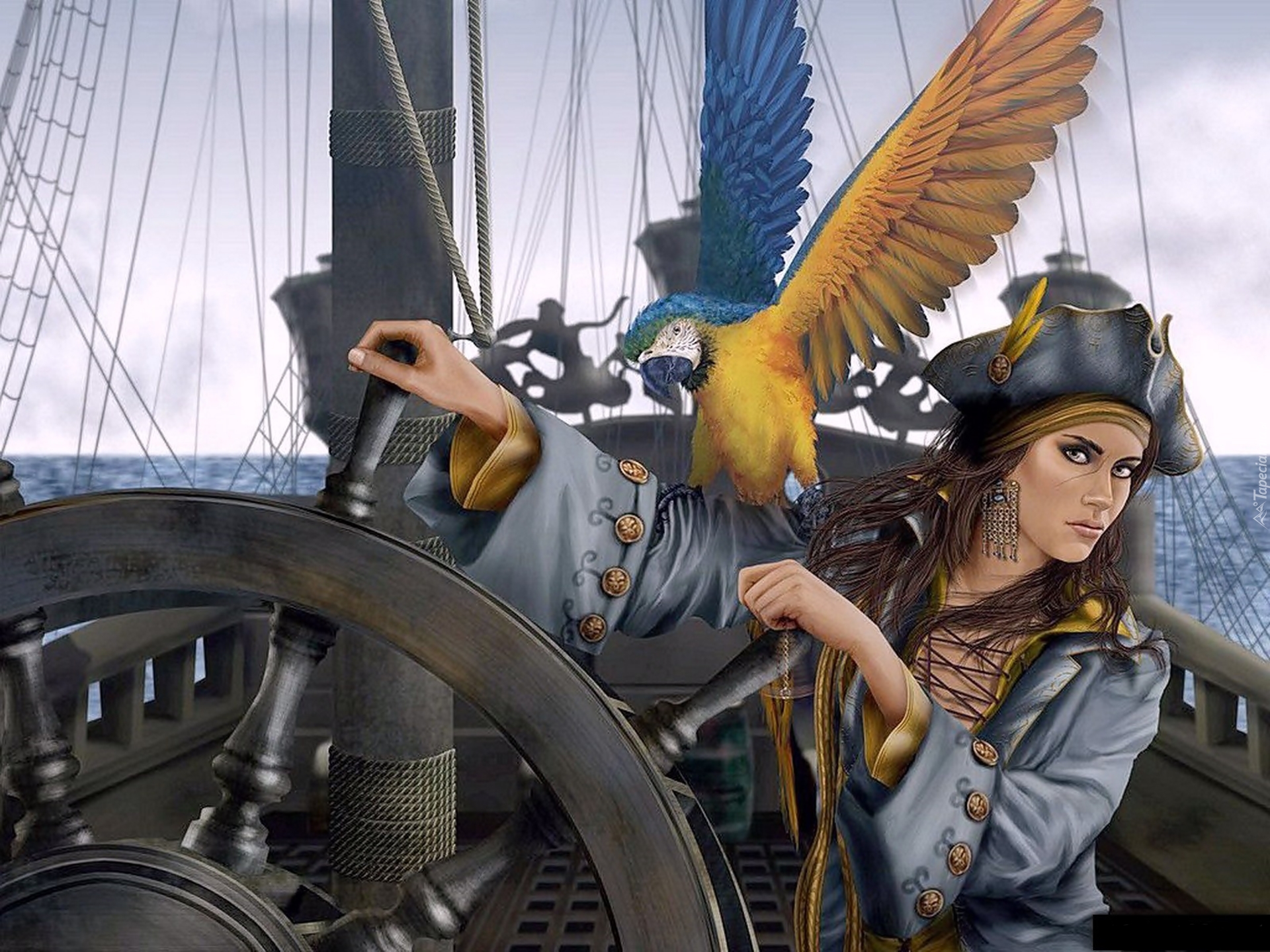 Разблокировать пиратка. Элизабет Капитан корабля пираты 18. Женщина на корабле. Девушка пират. Девушка за штурвалом корабля.