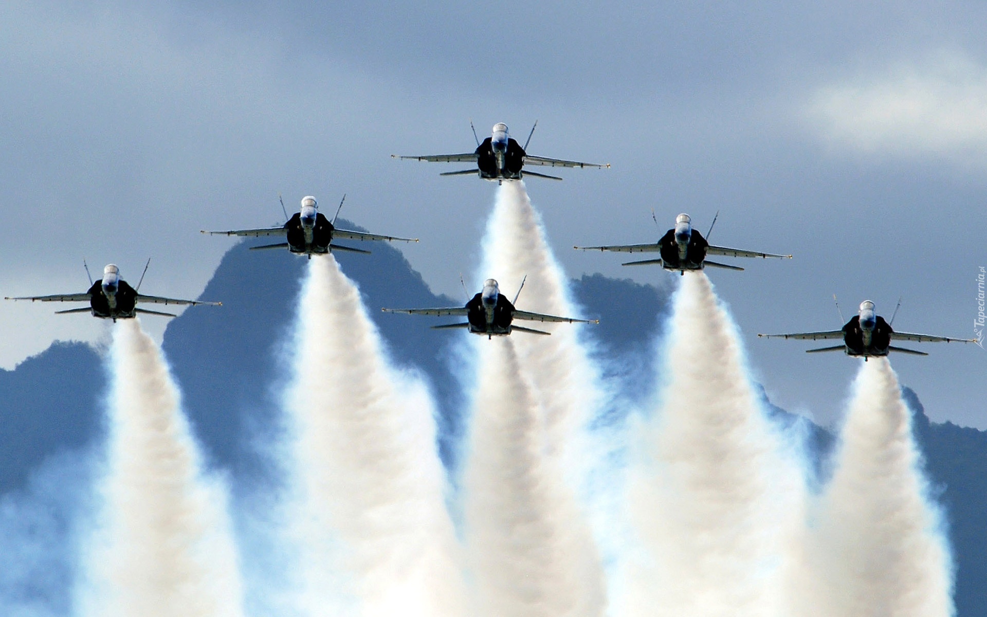 Sześć, Samolotów, Blue, Angels