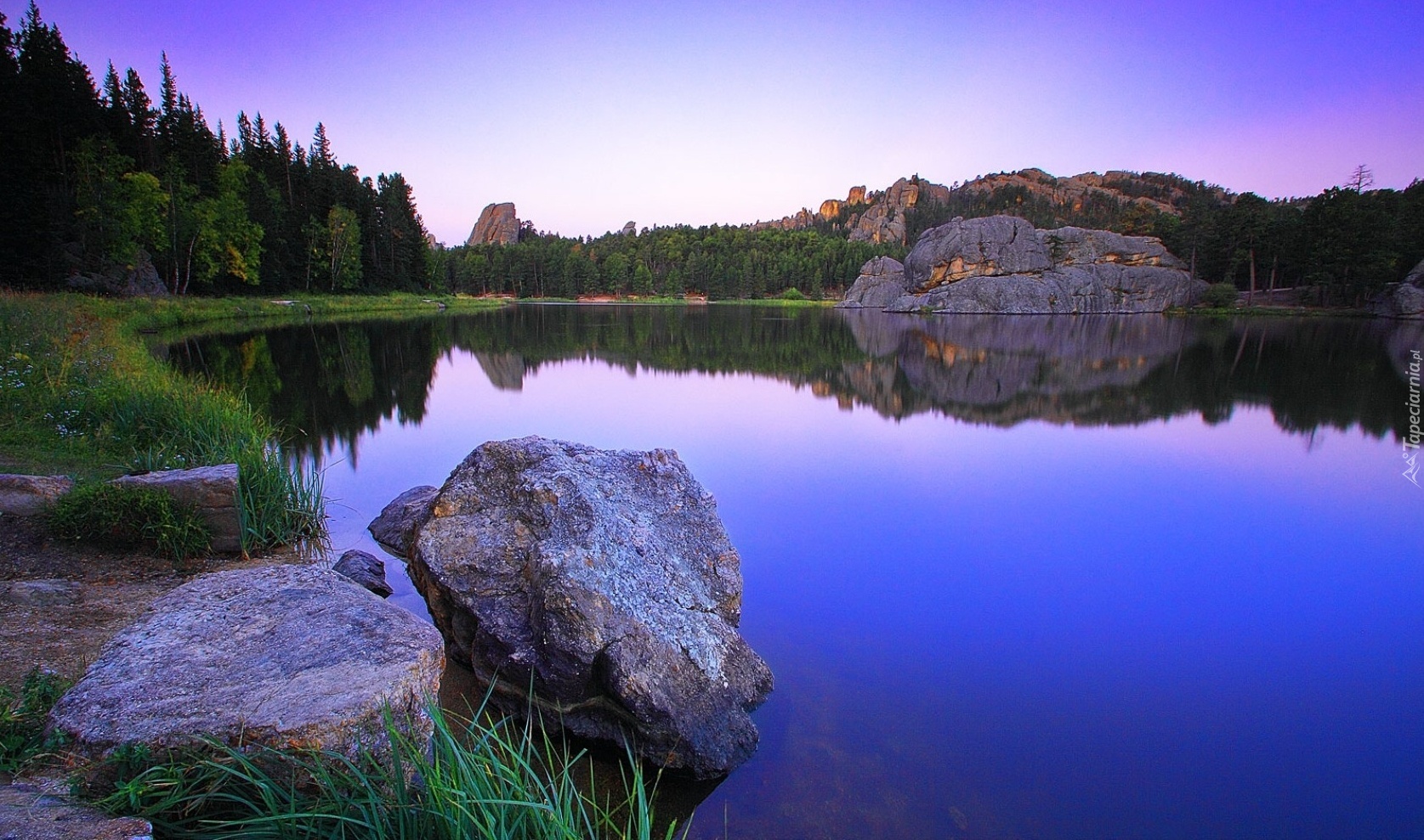 Sylvan Lake, Kamienie