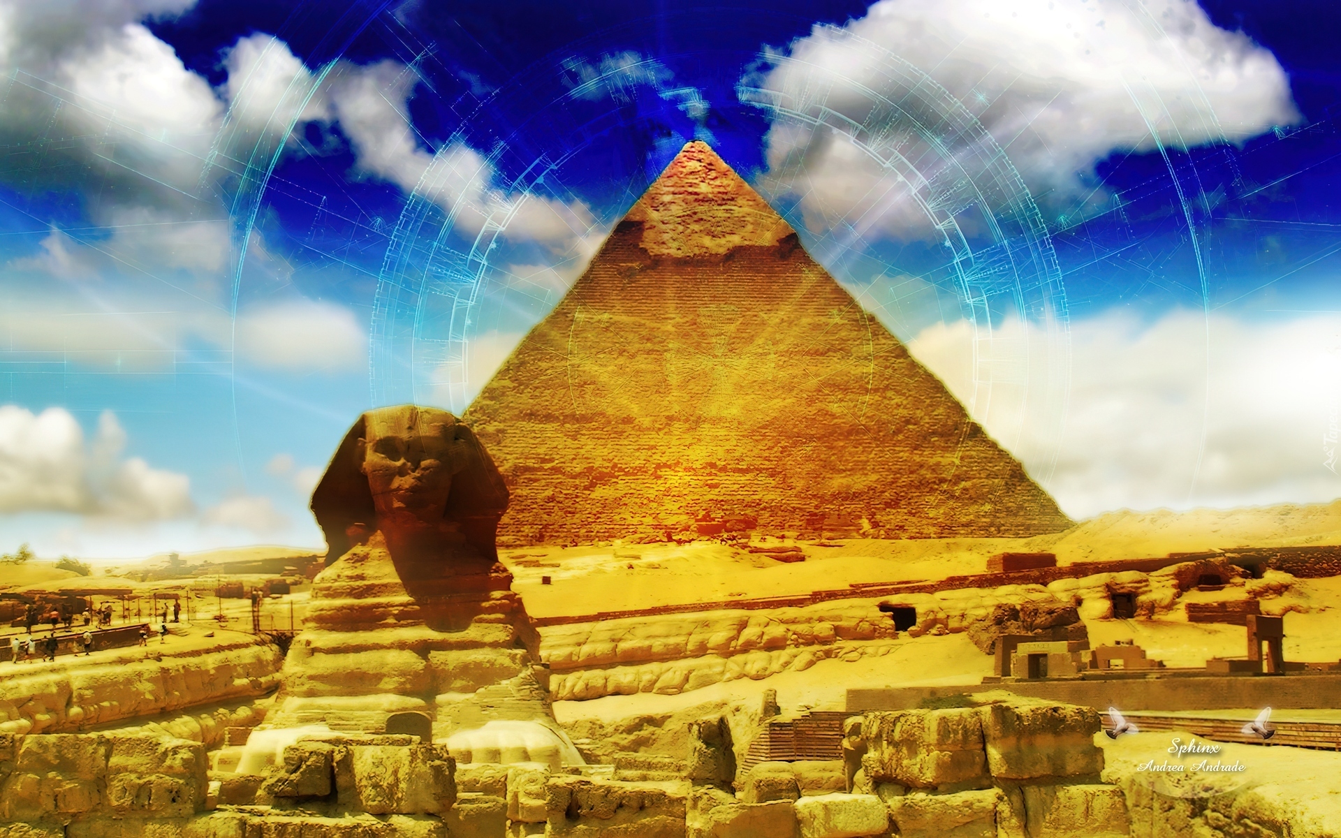 Piramida, Sfinks, Egipt