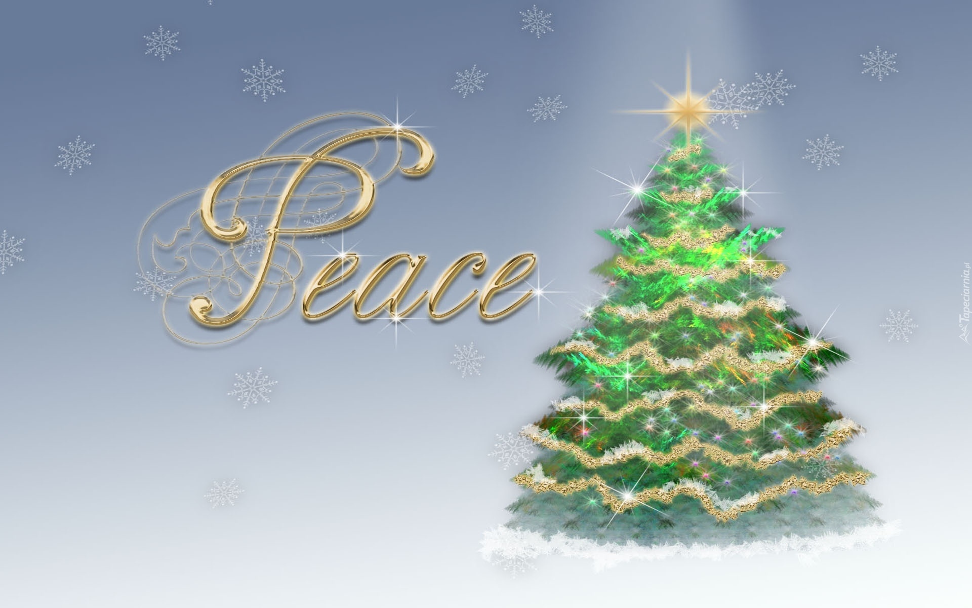 Choinka, Ozdoby, Peace