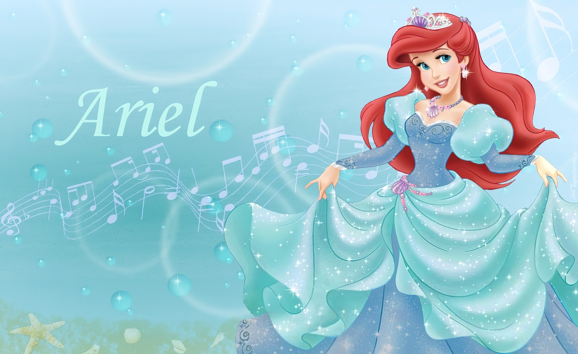 Mała Syrenka, The Little Mermaid, Księżniczka, Ariel