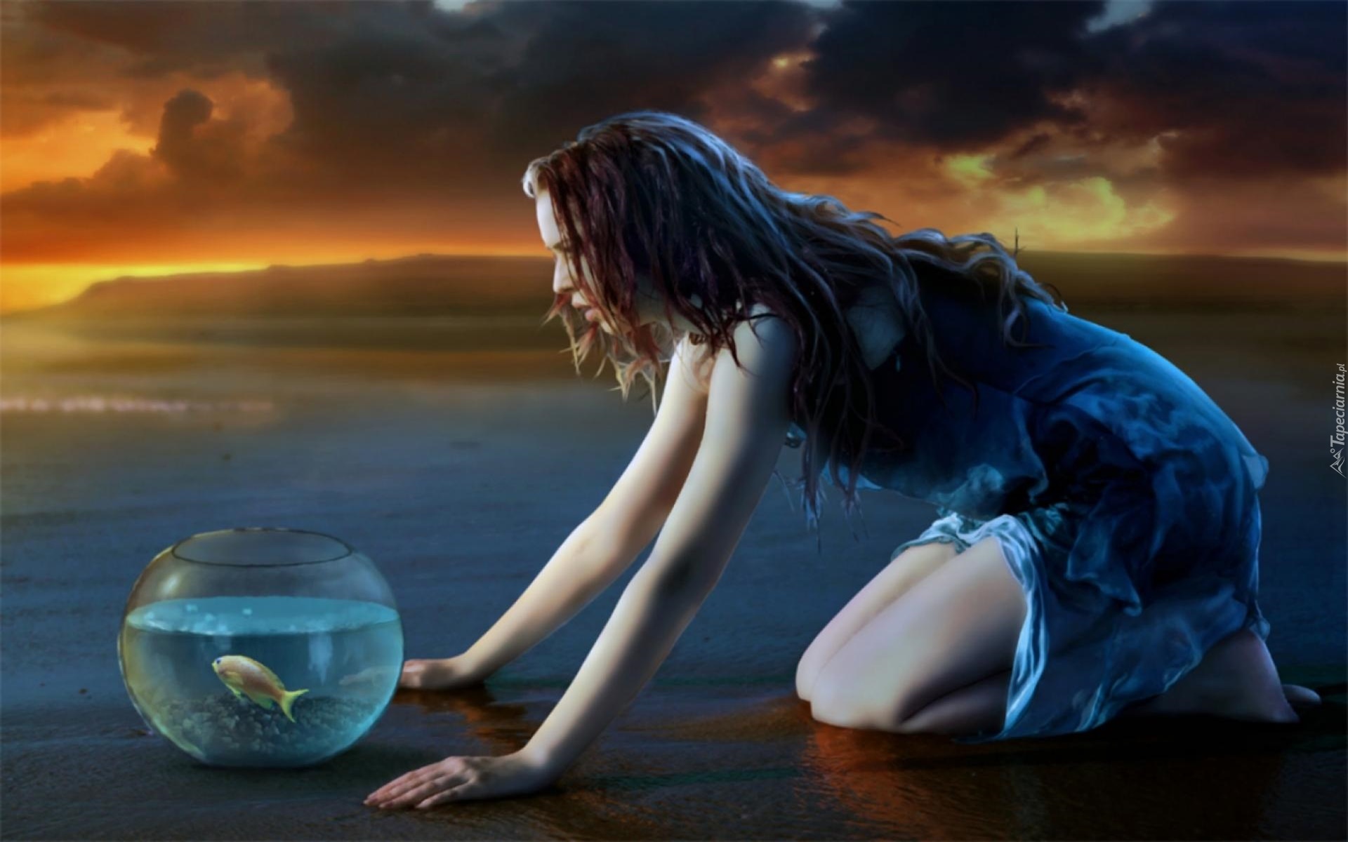 К чему снится во сне свежая рыба. Девушка и Золотая рыбка. Девушка в аквариуме. Девочка с аквариумом. Девушка с аквариумом на голове.