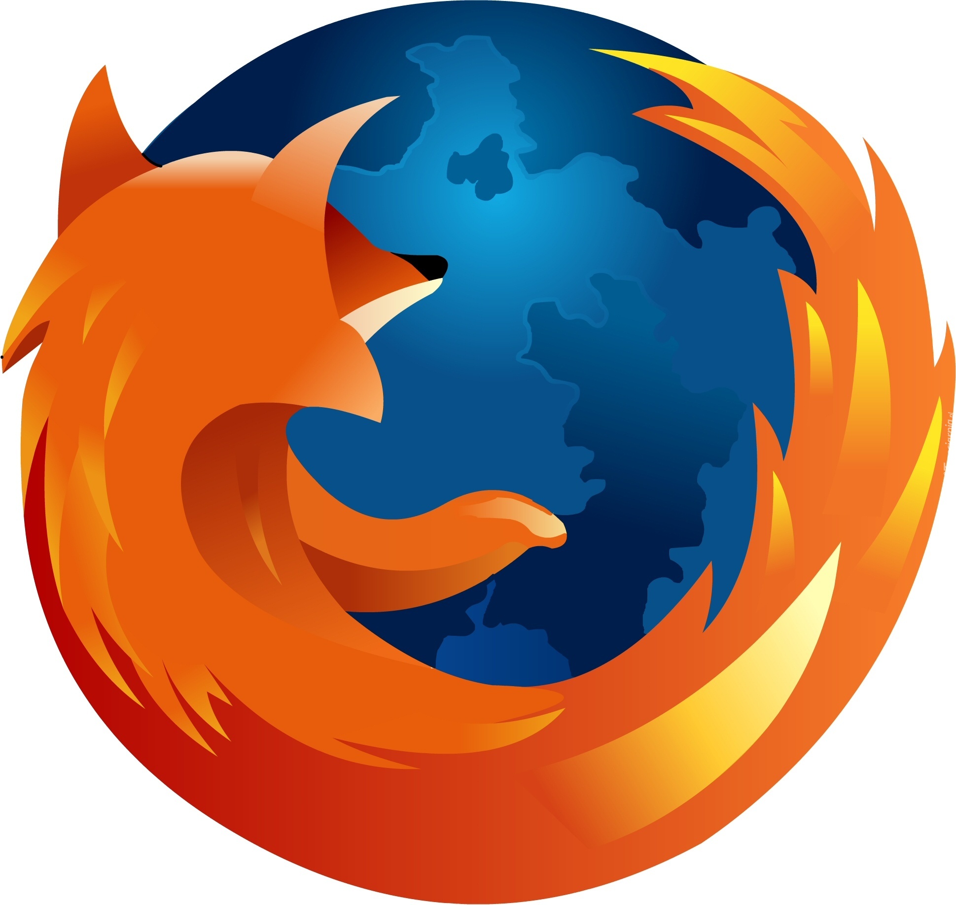 Duże, Logo, Przeglądarki, Firefox