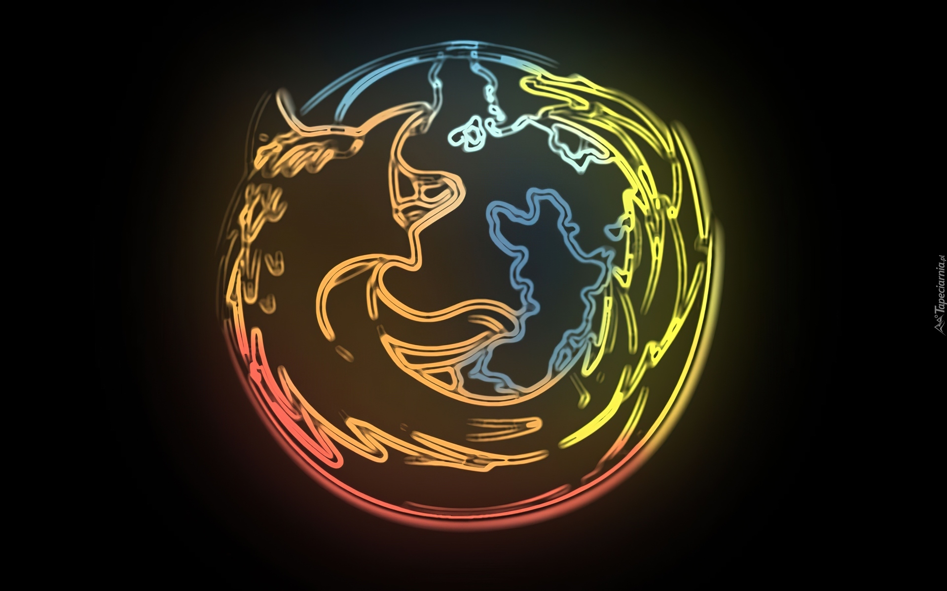 Logo, Firefox, Szkic