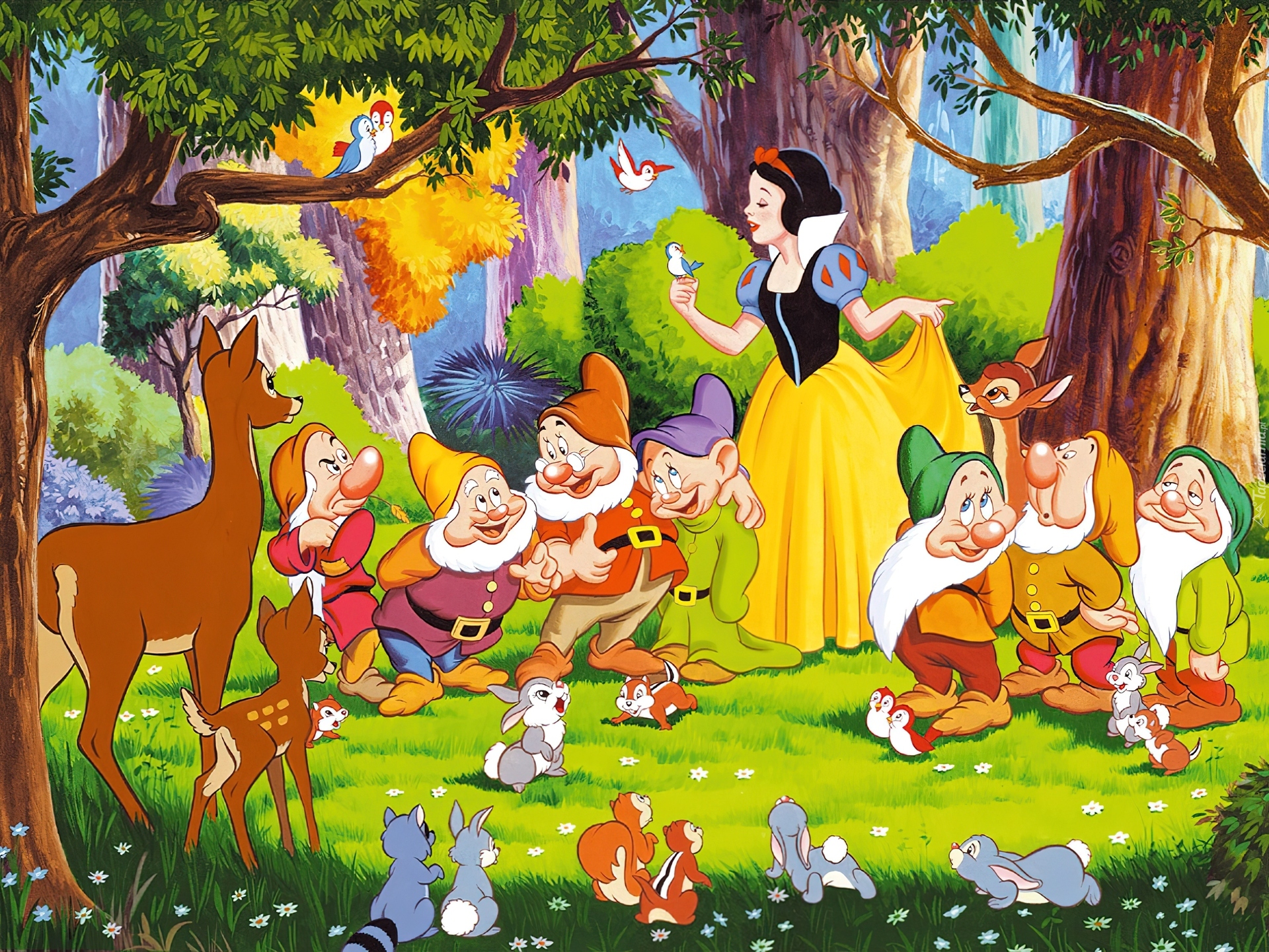 Królewna Śnieżka i siedmiu krasnoludków, Snow White and the Seven Dwarfs,  Bajka