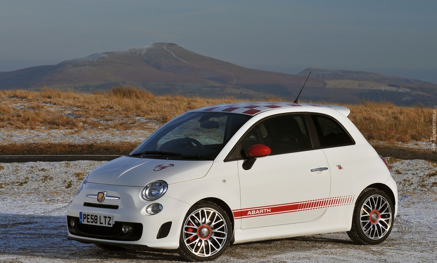 Biały, Abarth 500