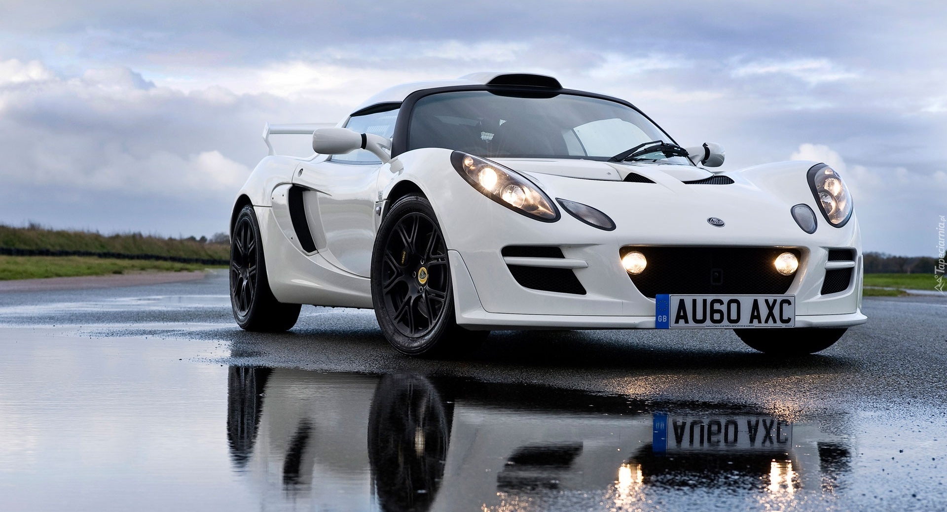 Lotus Exige S, Mokra, Nawierzchnia