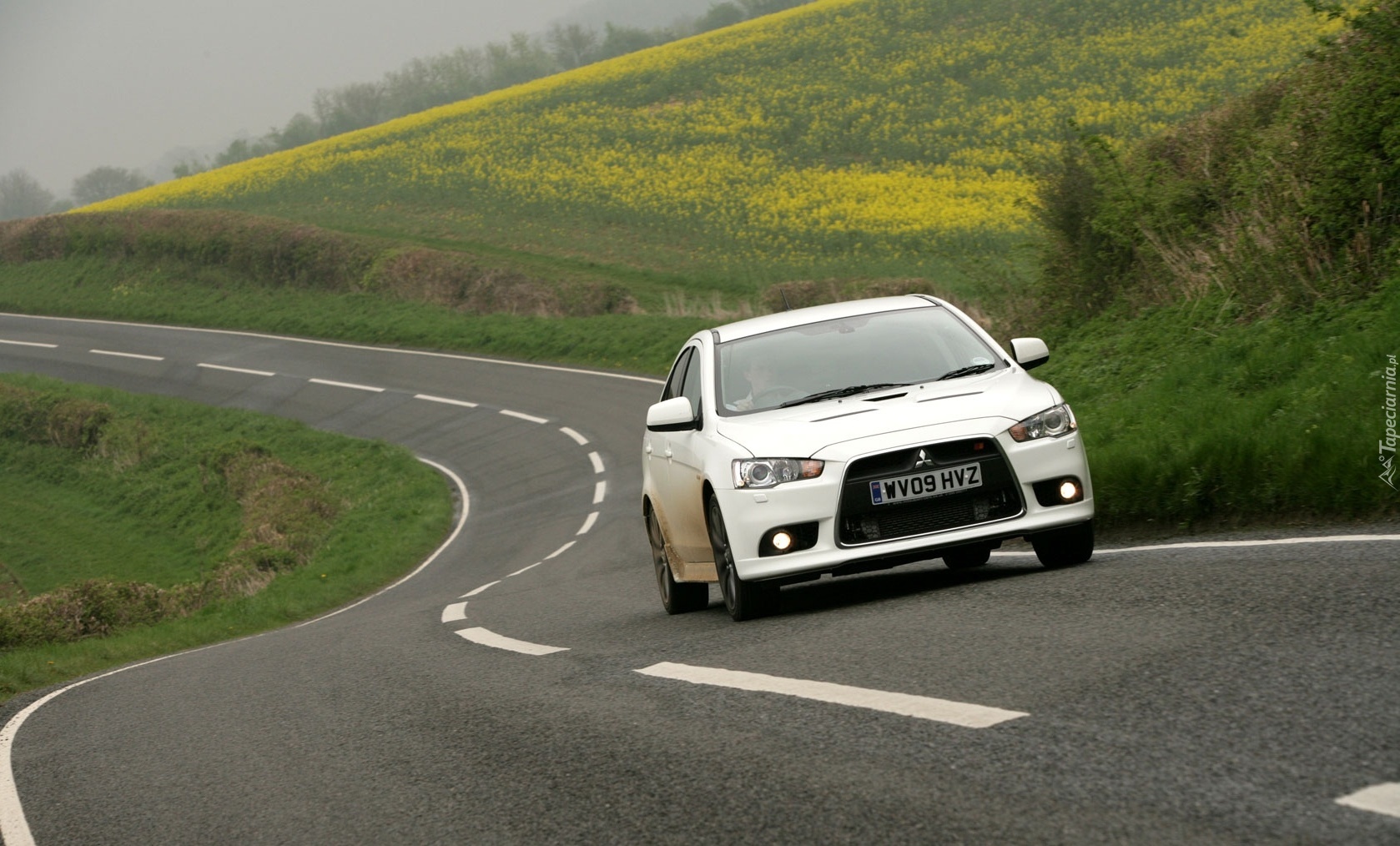 Mitsubishi Lancer, Kręta, Droga