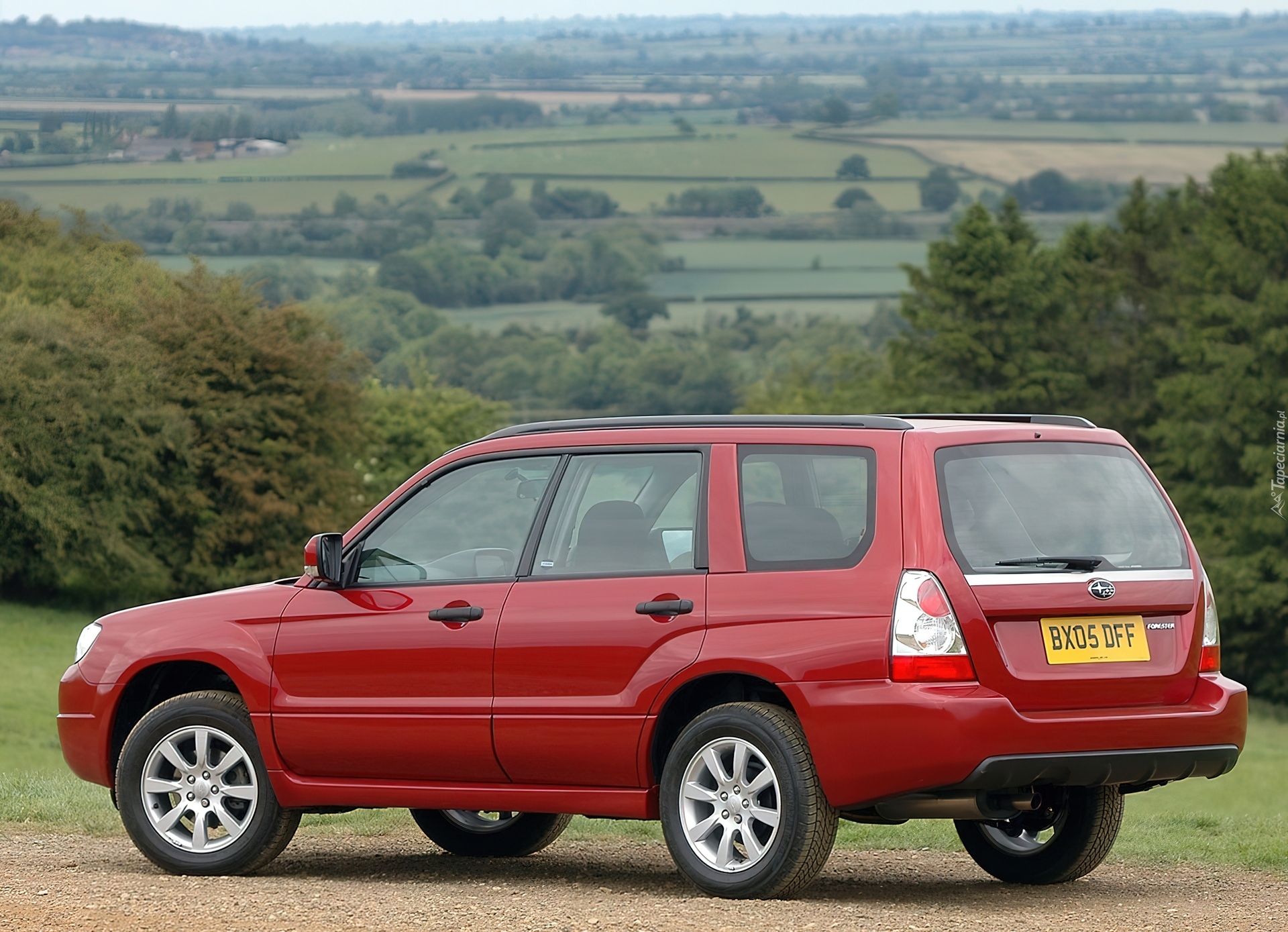 Czerwony, Subaru Forester