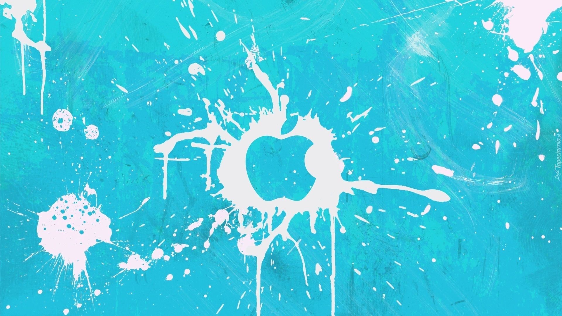 Niebieskie, Logo, Apple