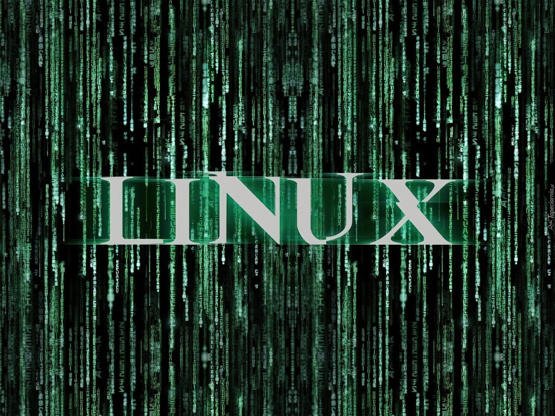 Linux, Napis, Zieleń