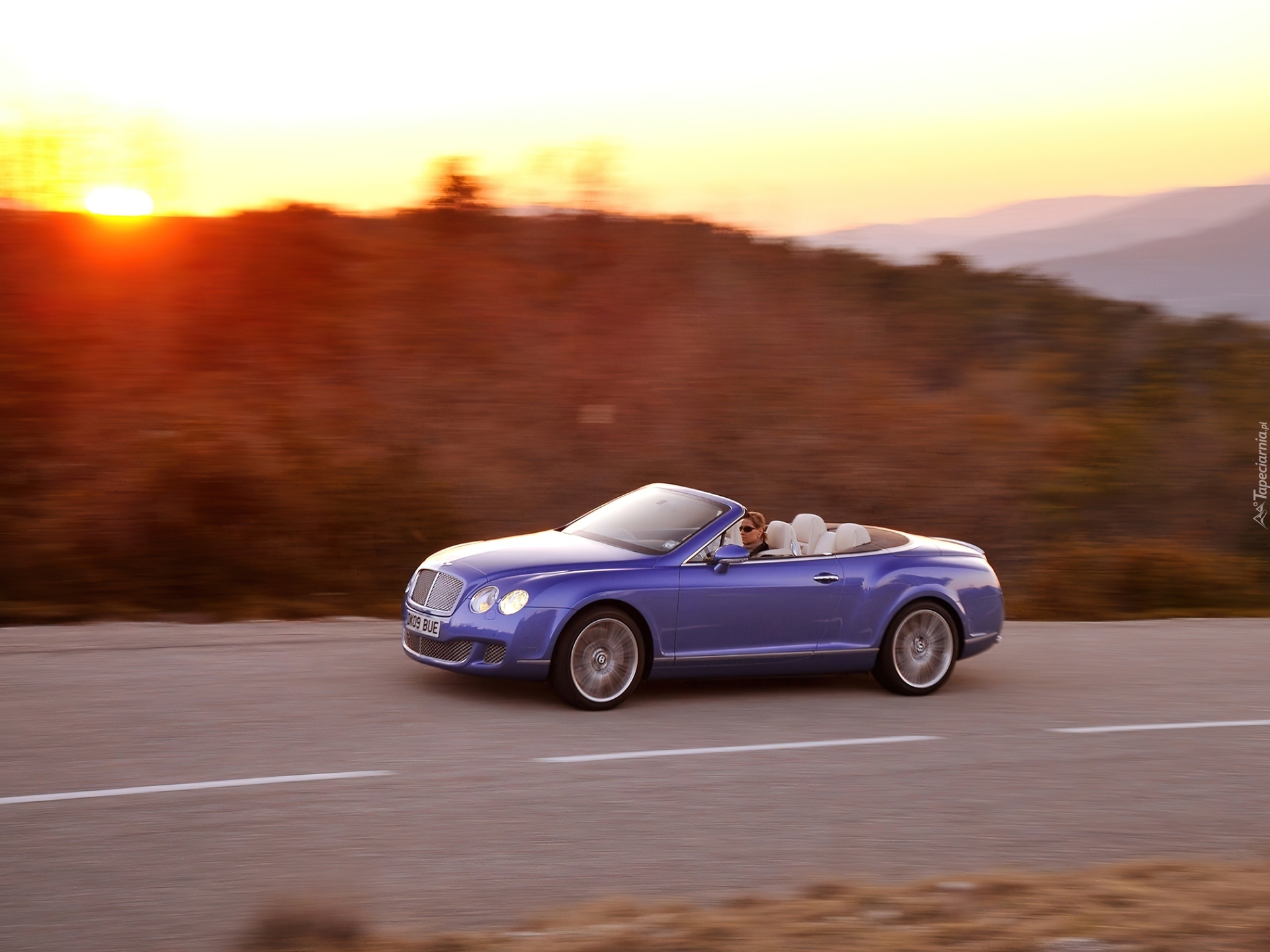 Bentley Continental GTC, Zachód, Słońca