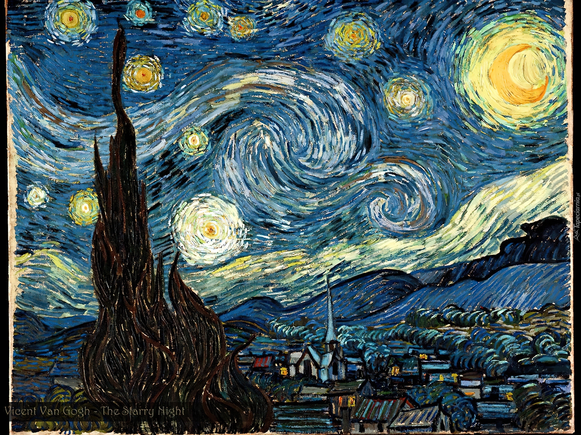 Vincent Van Gogh, The, Starry, Night