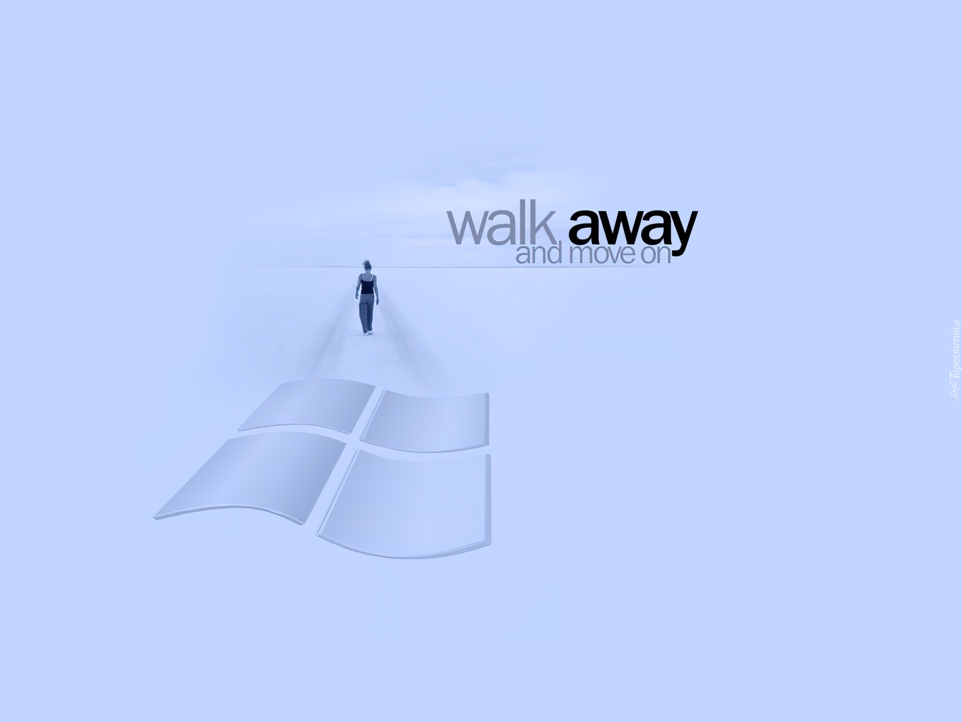 Windows XP, walk away