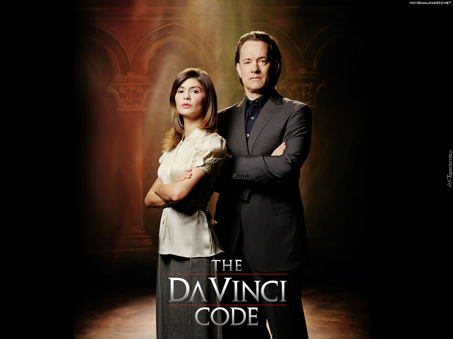 Film, Kod da Vinci, The Da Vinci Code, Aktorka, Audrey Tautou, Aktor, Tom Hanks