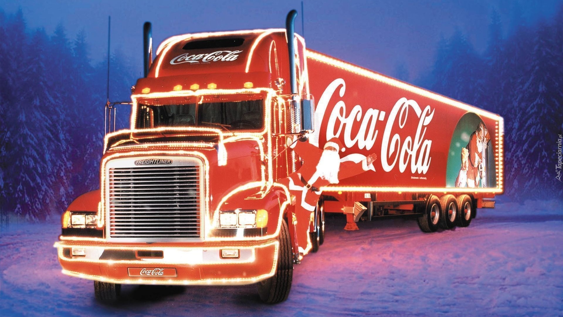Truck, Freightliner, Coca-Cola